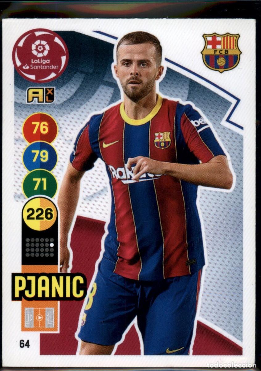 Fu&szlig;ball-Sticker: Pjanic N&ordm; 64 FC Bar&ccedil;a (Barcelona) LaLiga Santander Adrenalyn XL 2020 2021 Panini 20 21