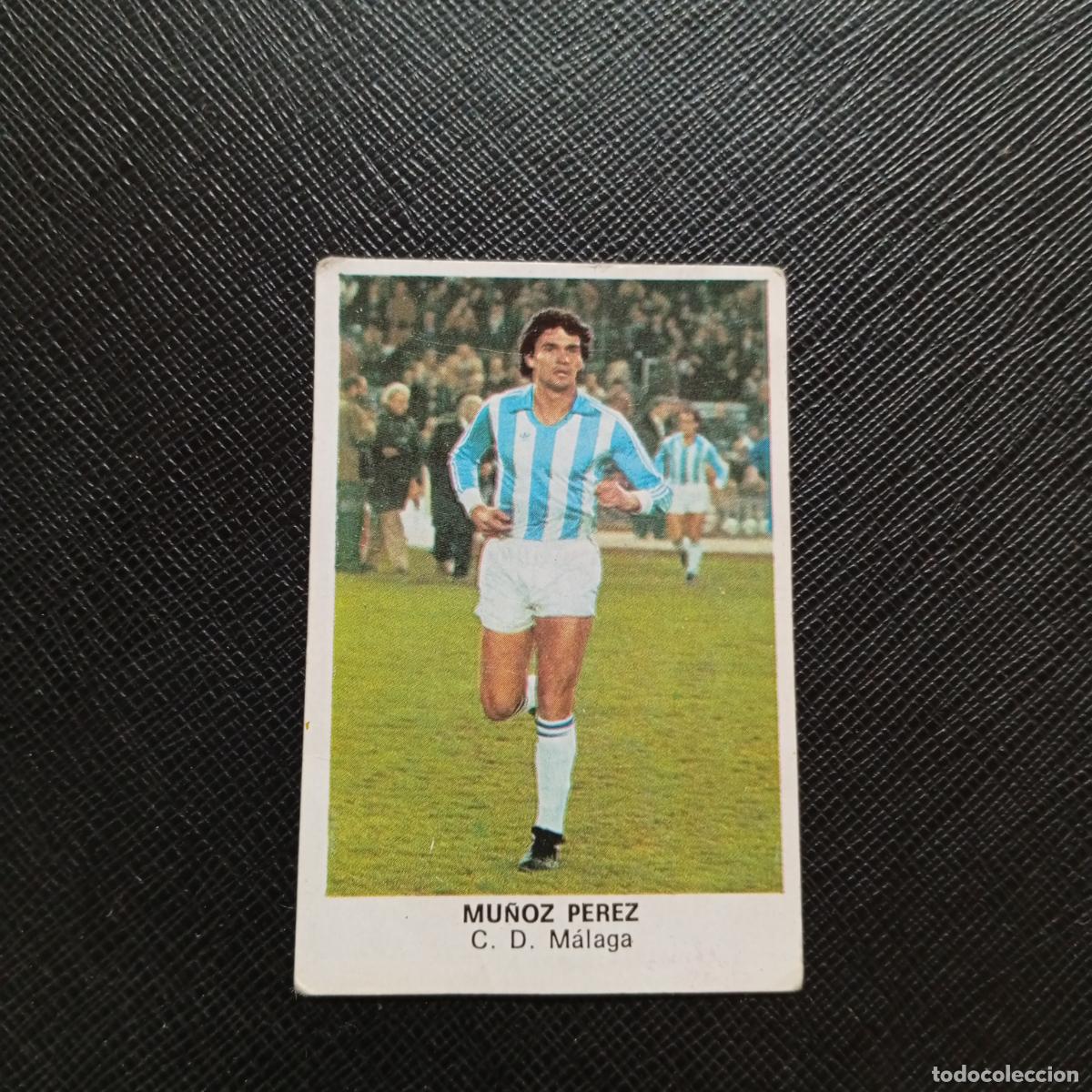Fu&szlig;ball-Sticker: MU&Ntilde;OZ PEREZ MALAGA CANO 1983 1984 CROMO FUTBOL 83 84 LIGA - DESPEGADO - A27 PG56