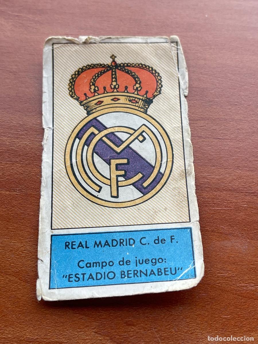 Cromos de Futebol: ESCUDO REAL MADRID Gr&aacute;ficas Bachende liga 1957 1958 sin pegar