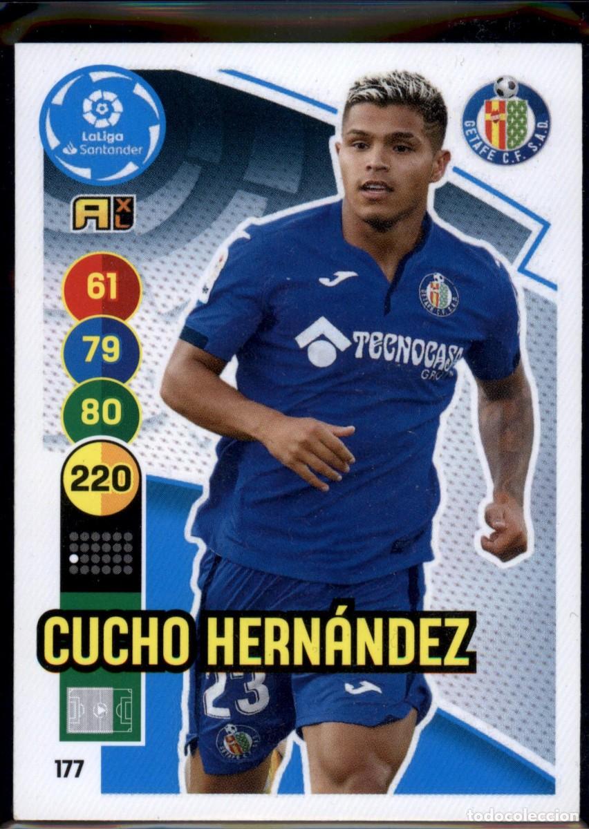 Cromos de Futebol: Cucho Hern&aacute;ndez N&ordm; 177 Getafe CF LaLiga Santander Adrenalyn XL 2020 2021 Panini 20 21