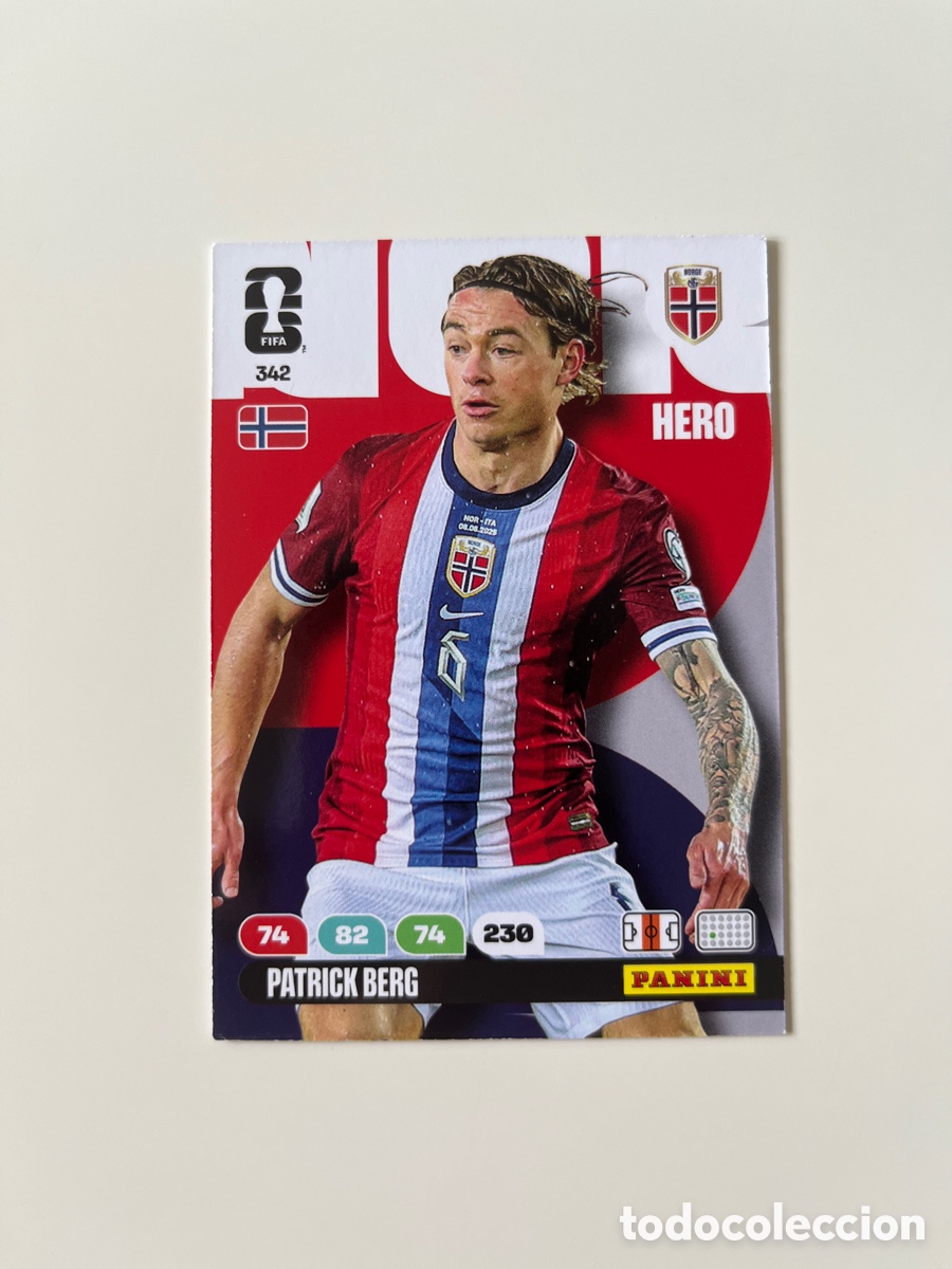 Cromos de f&uacute;tbol: Patrick Berg 342 adrenalyn