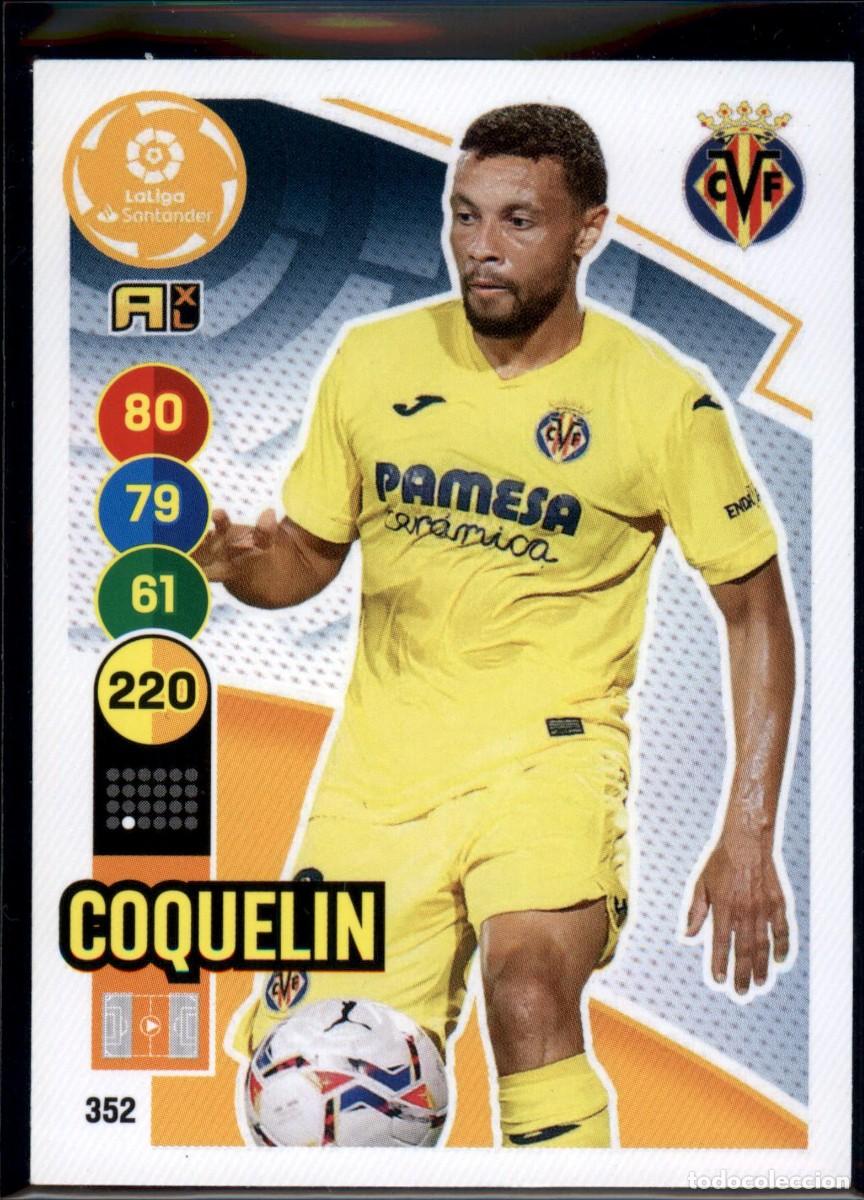 Cromos de f&uacute;tbol: Coquel&iacute;n N&ordm; 352 Villarreal CF LaLiga Santander Adrenalyn XL 2020 2021 Panini 20 21