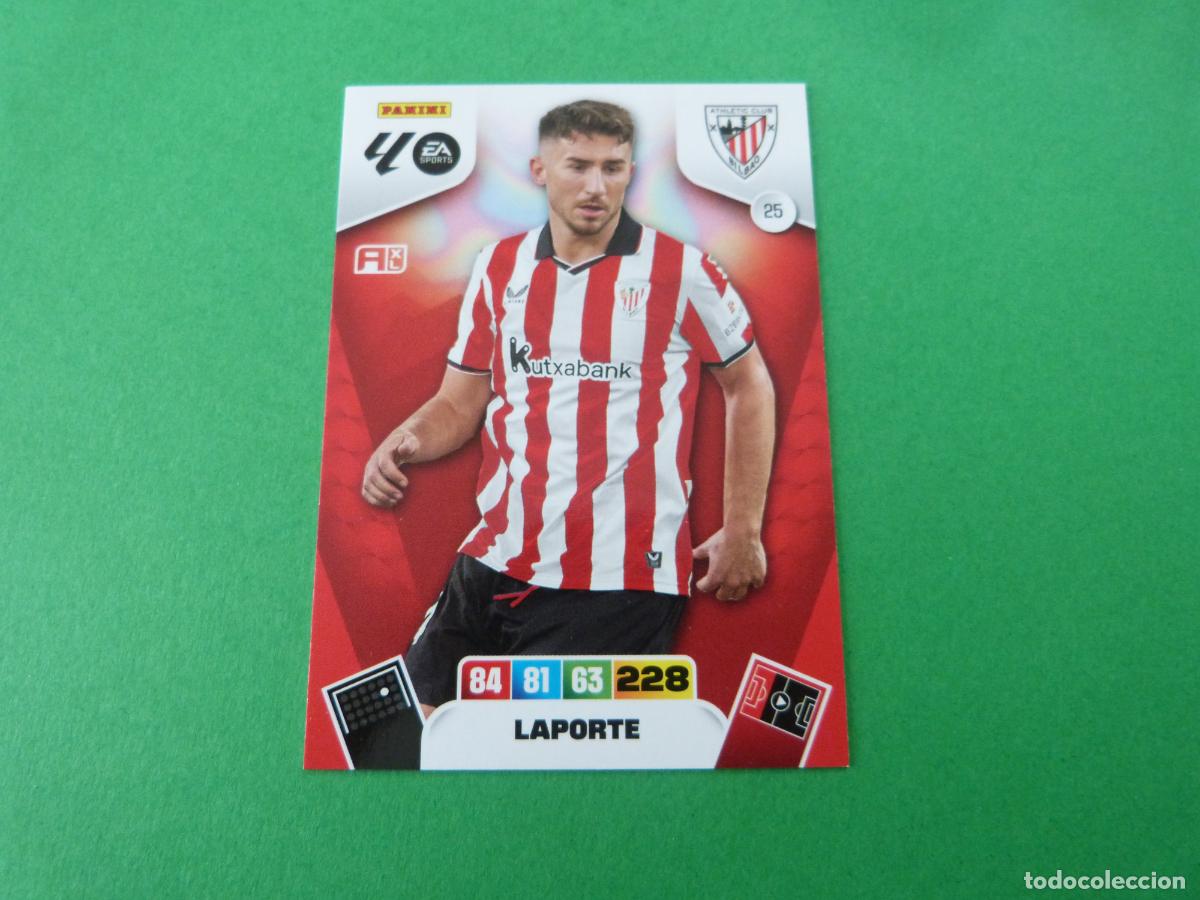 Cromos de f&uacute;tbol: TRADING CARD FUTBOL LAPORTE ATH. BILBAO N&ordm; 25 LIGA ADRENALYN XL 2025-2026/25-26 PANINI