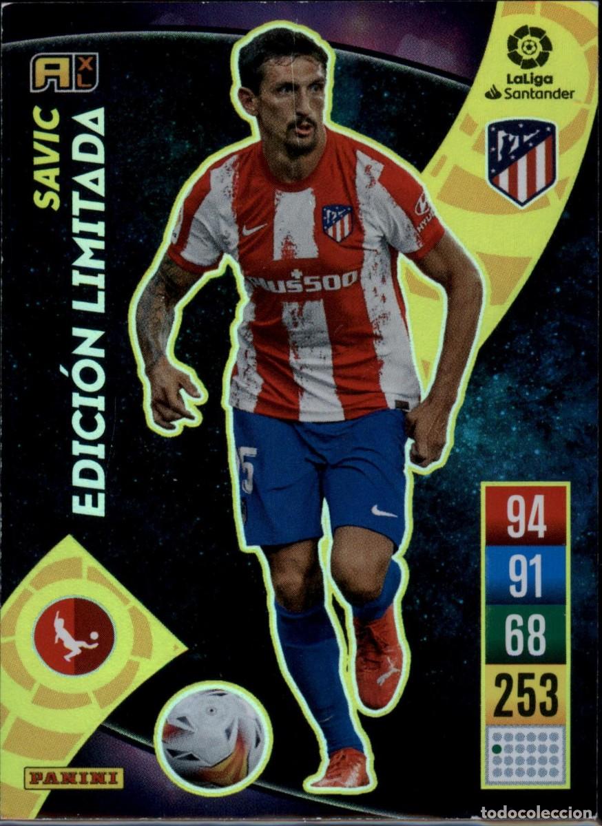Figurine di Calcio: Savic Edici&oacute;n Limitada Atl&eacute;tico de Madrid La Liga Santander Adrenalyn XL 2021 2022 Panini 21 22