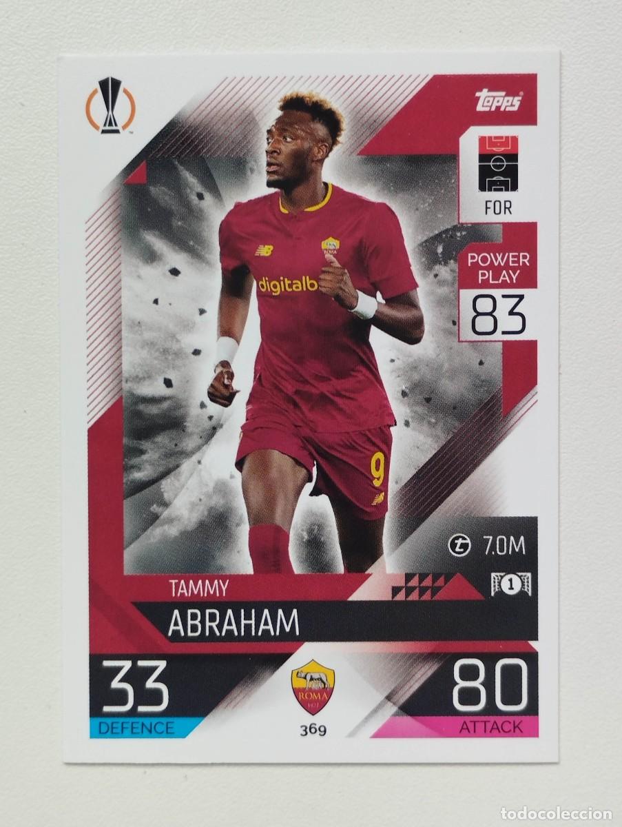 Cromos de f&uacute;tbol: CROMO CARD TOPPS MATCH ATTAX 2022 2023 22 23 333 ROMA 369 TAMMY ABRAHAM