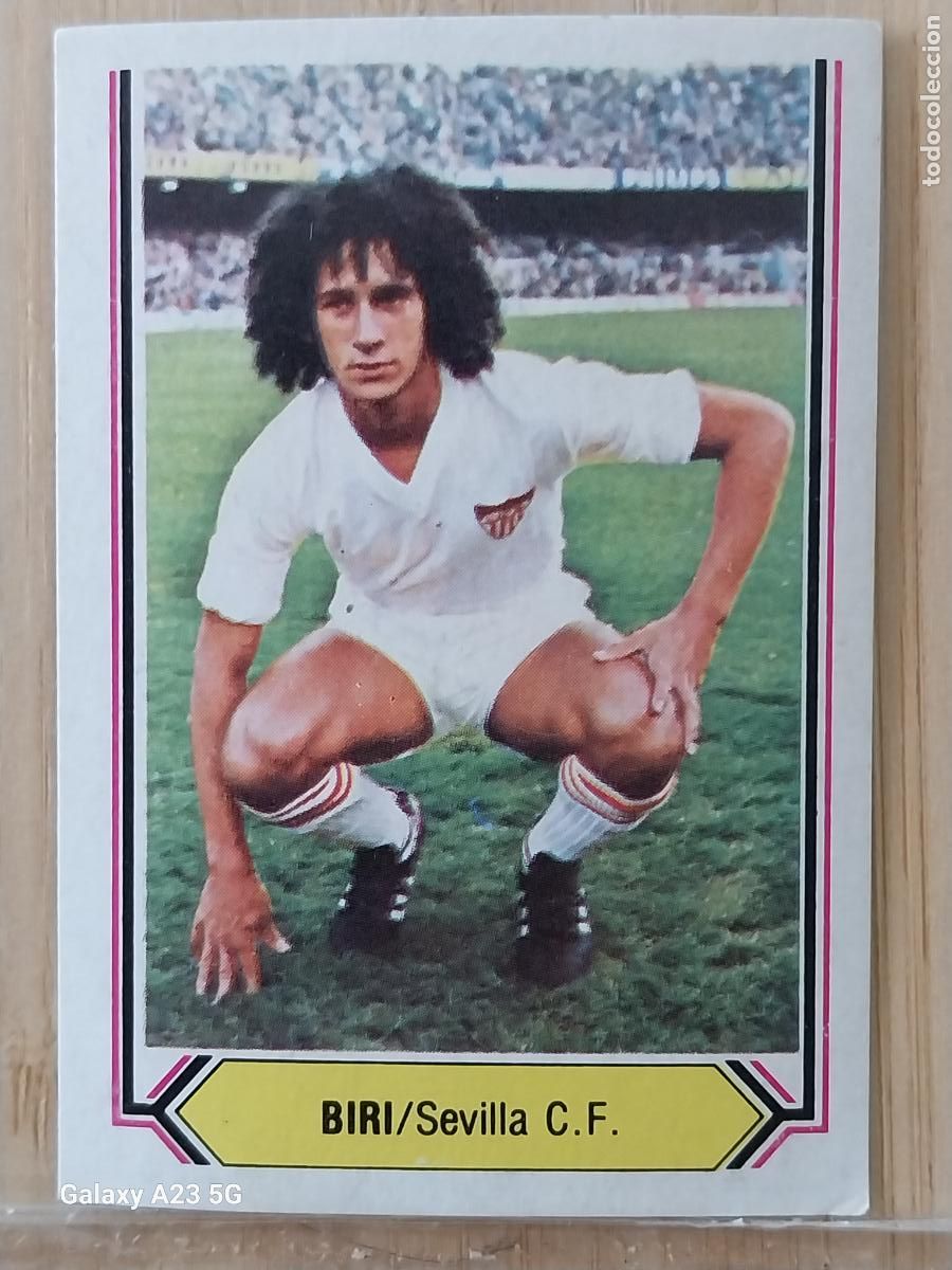 Cromos de f&uacute;tbol: BIRI SEVILLA ED ESTE LIGA 1980 80 81 CROMO SIN PEGAR NUNCA ORIGINAL