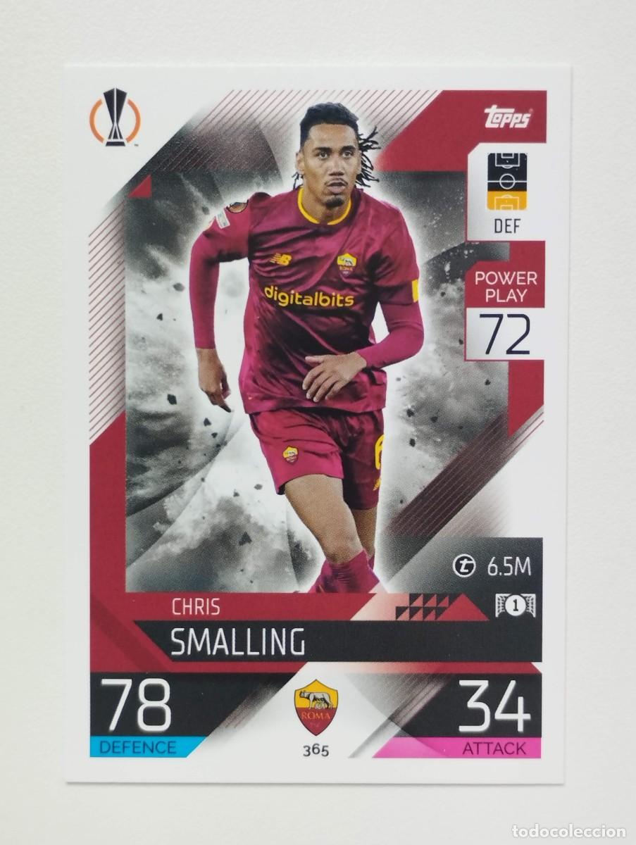 Cromos de f&uacute;tbol: CROMO CARD TOPPS MATCH ATTAX 2022 2023 22 23 333 ROMA 365 CHRIS SMALLING