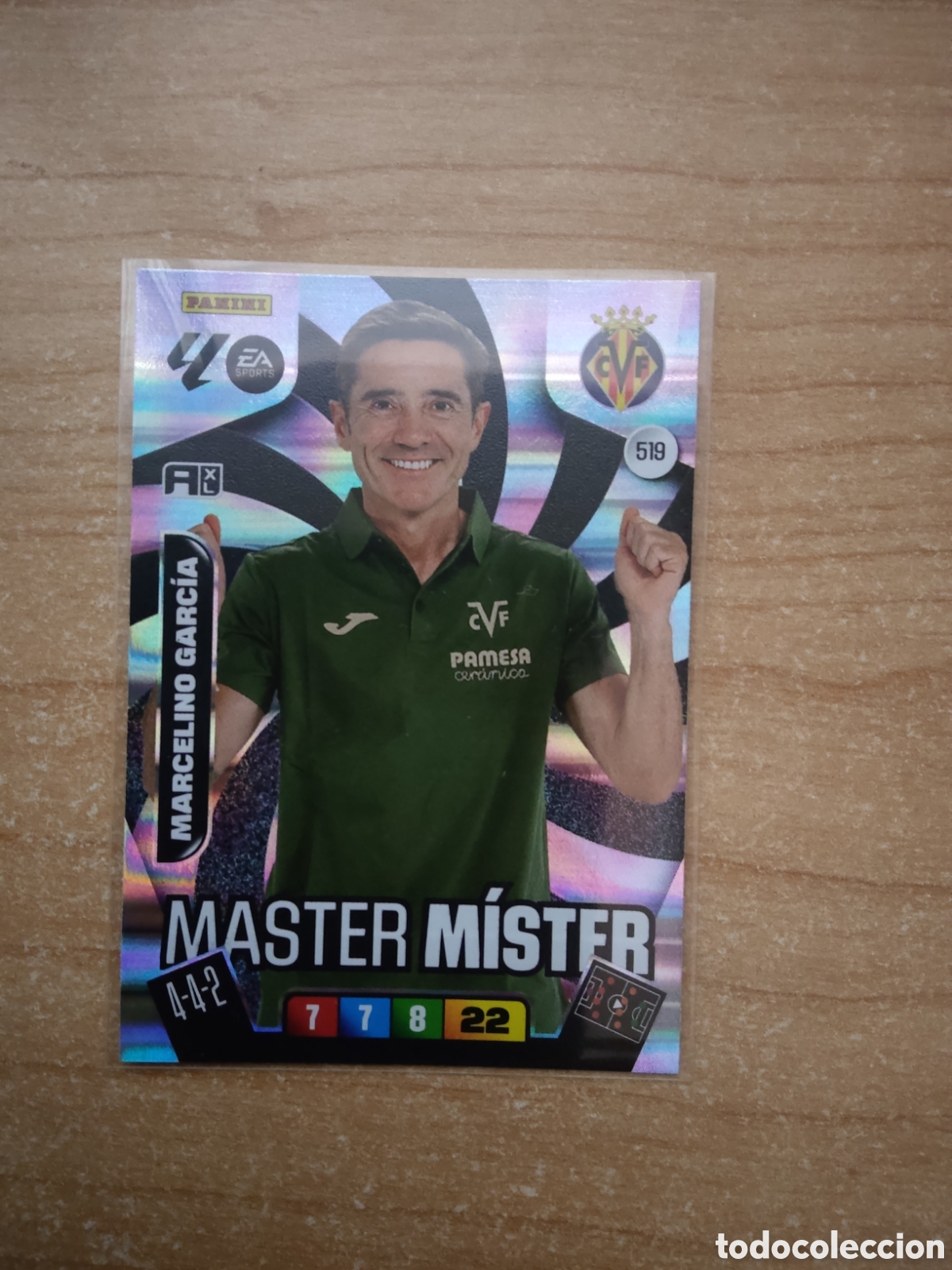 Cromos de f&uacute;tbol: 519 MARCELINO GARCIA MASTER MISTER VILLARREAL ADRENALYN XL LIGA 2025 2026