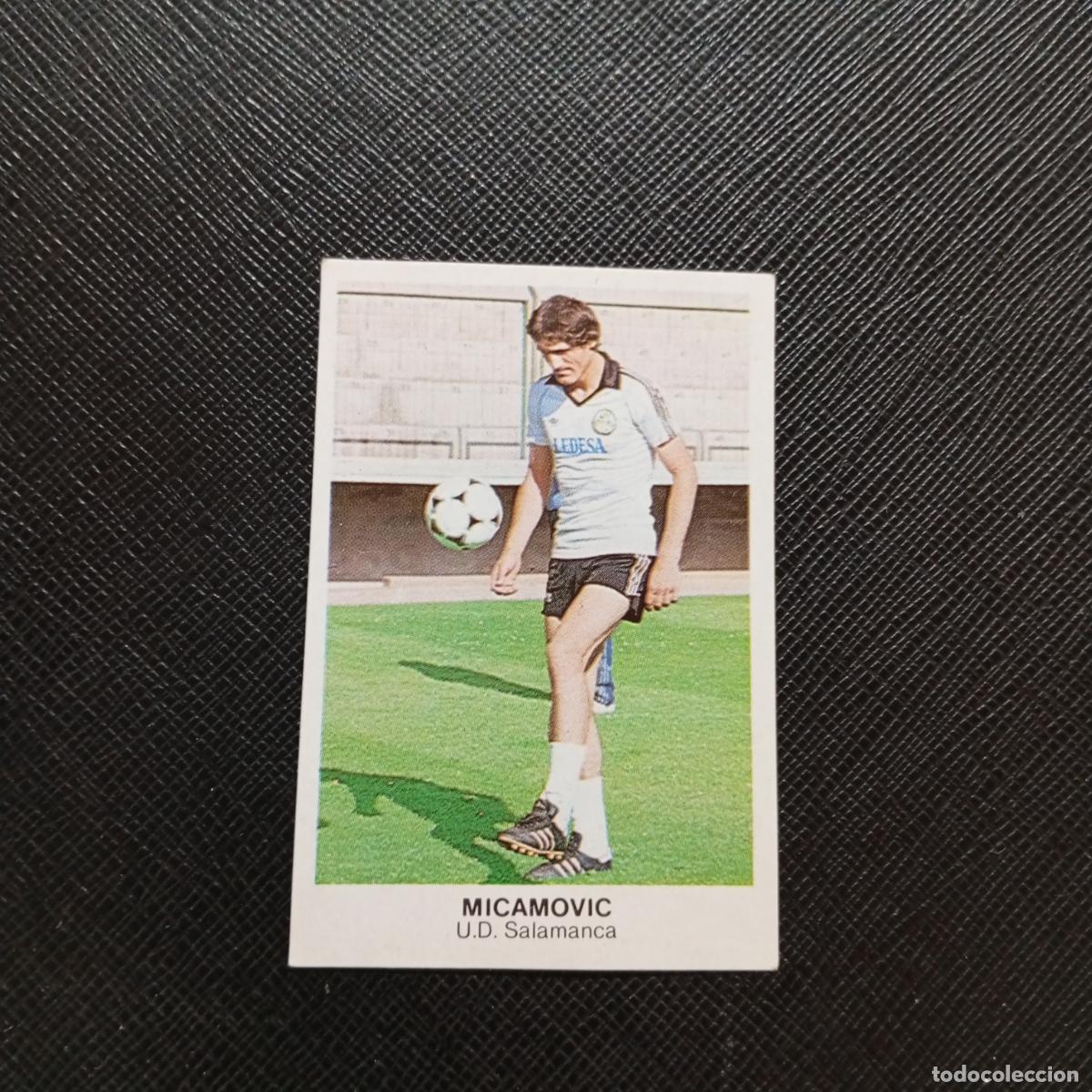 Cromos de f&uacute;tbol: MICAMOVIC SALAMANCA CANO 1983 1984 CROMO FUTBOL 83 84 LIGA - DESPEGADO - A25 PG8