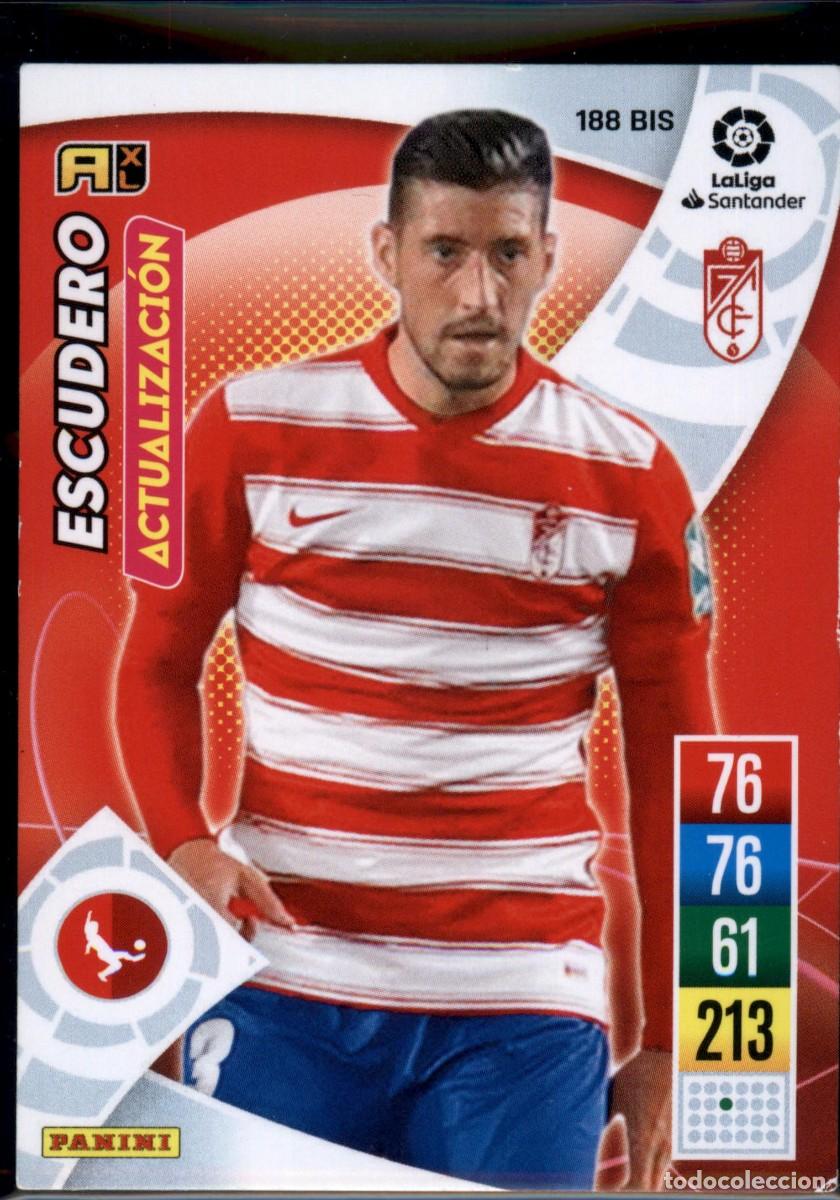 Cromos de f&uacute;tbol: Escudero Actualizaci&oacute;n N&ordm; 188 Bis Granada CF Santander Adrenalyn XL 2021 2022 Panini 21 22