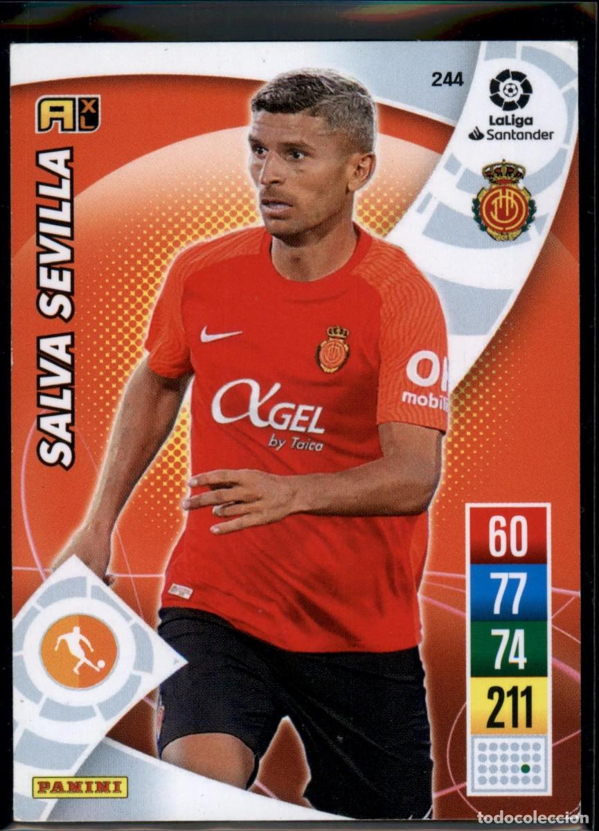 Figurine di Calcio: Salva Sevilla N&ordm; 244 RCD Mallorca LaLiga Santander Adrenalyn XL 2021 2022 Panini 21 22