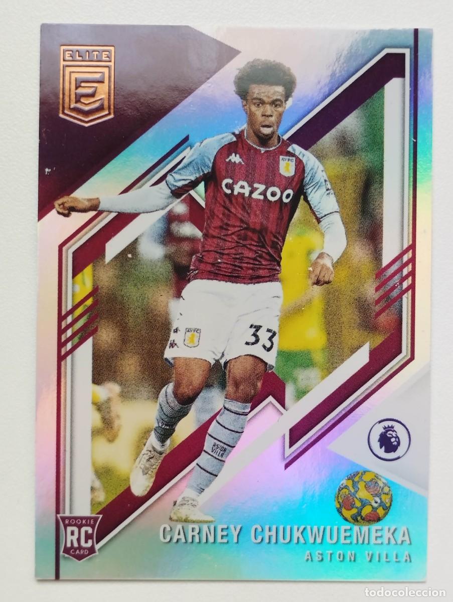 Cartes &agrave; collectionner de Football: CROMO CARD PANINI DONRUSS ELITE PREMIER LEAGUE 2021 2022 21 22 ASTON VILLA 177 CHUKWUEMEKA RC ROOKIE