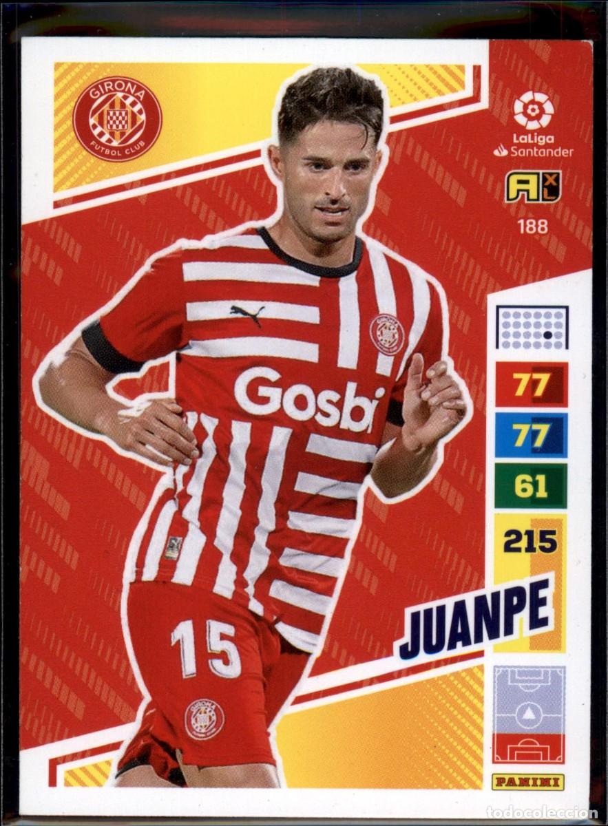 Cromos de f&uacute;tbol: Juanpe N&ordm; 188 Girona FC Liga Santander Adrenalyn XL 2022 2023 Panini 22 23