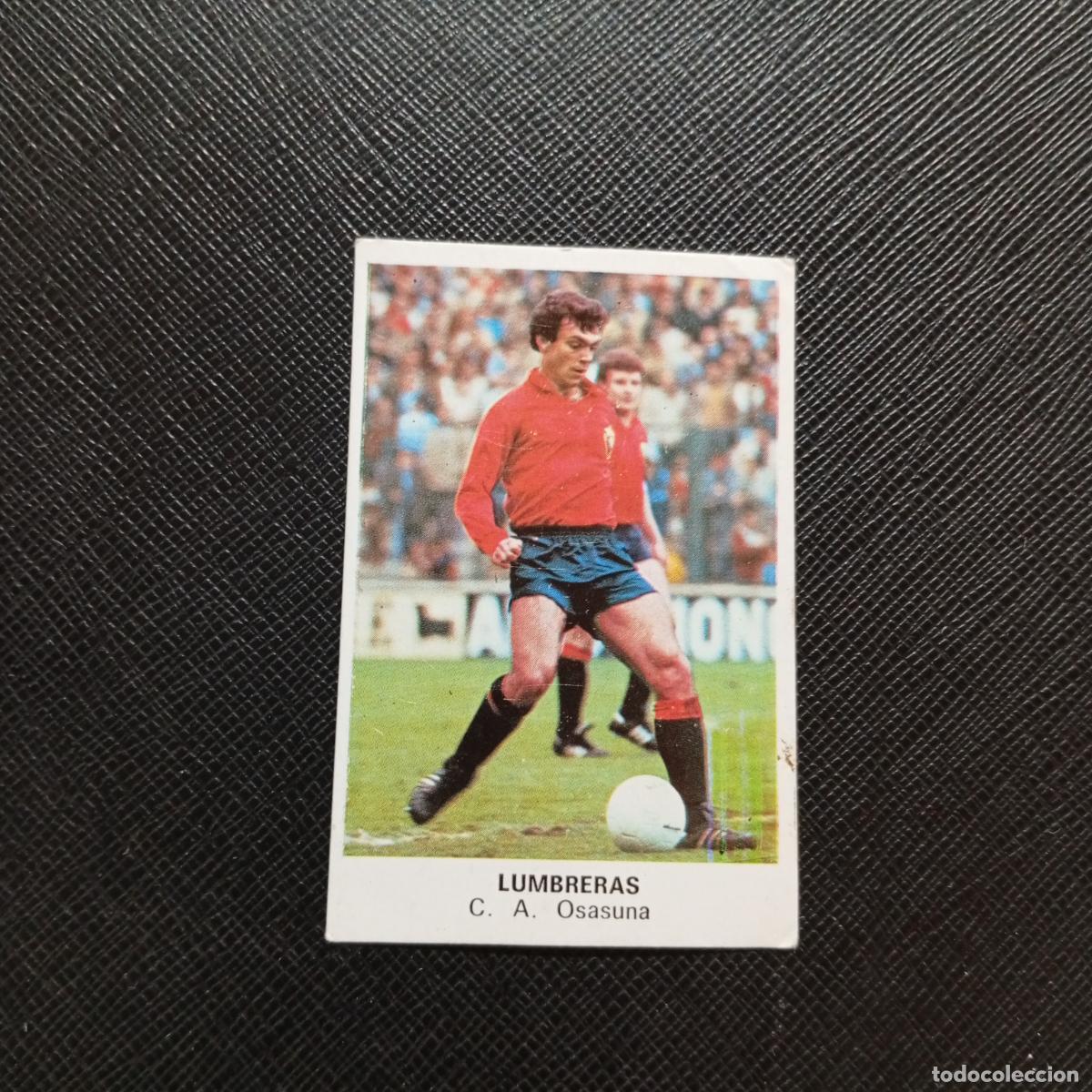 Cromos de f&uacute;tbol: LUMBRERAS OSASUNA CANO 1983 1984 CROMO FUTBOL 83 84 LIGA - DESPEGADO - A25 PG11
