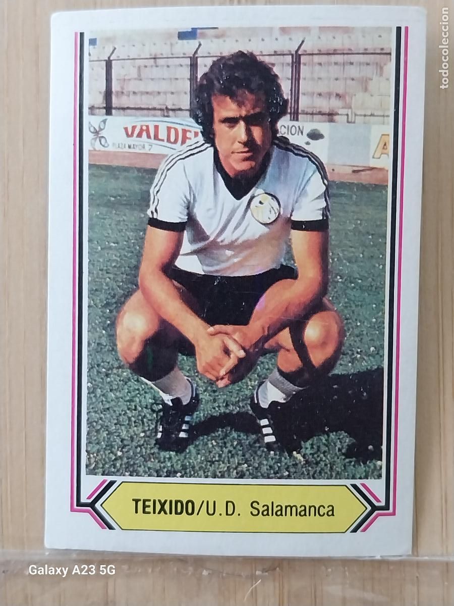 Cromos de f&uacute;tbol: TEIXIDO SALAMANCA ED ESTE LIGA 1980 80 81 CROMO SIN PEGAR NUNCA ORIGINAL