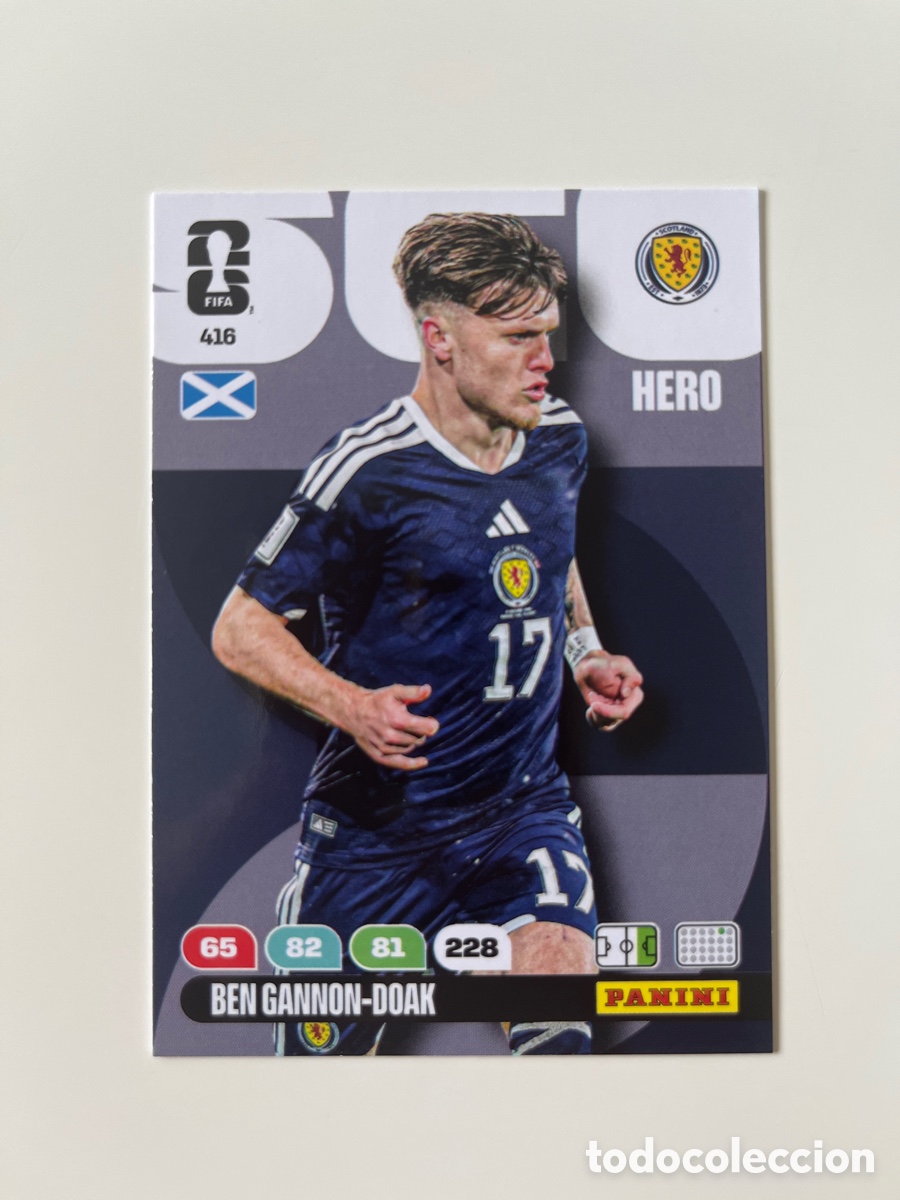 Cromos de f&uacute;tbol: Ben Gannon-Doak 416 adrenalyn