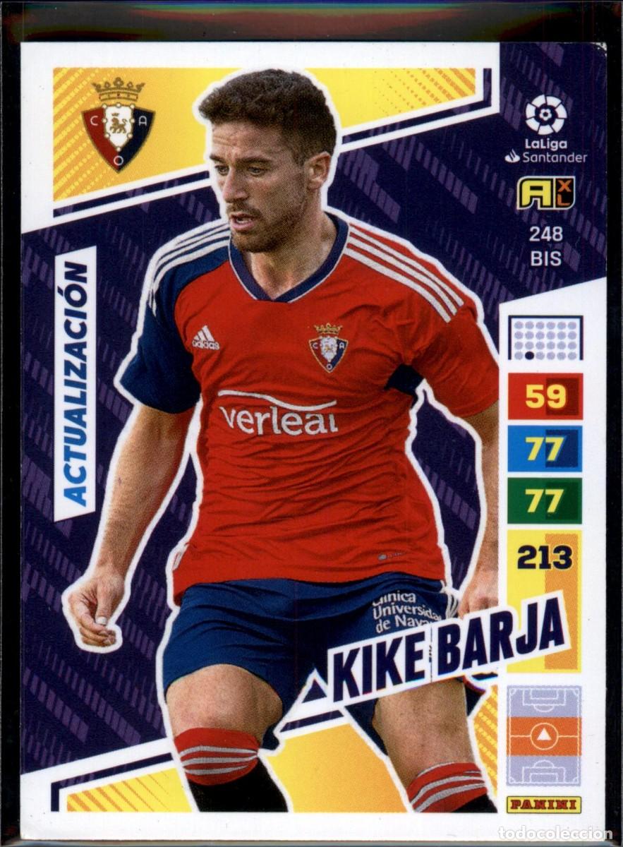 Cromos de Futebol: Kike Barja Actualizaci&oacute;n N&ordm; 248 Bis CA Osasuna La Liga Santander Adrenalyn XL 2022 2023 Panini 22 23