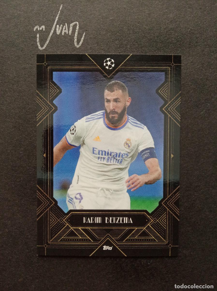 Cromos de Futebol: KARIM BENZEMA REAL MADRID FRANCIA ⚽ TOPPS &reg; DECO UCL UEFA CHAMPIONS LEAGUE 2021 2022 21 22 NUEVO