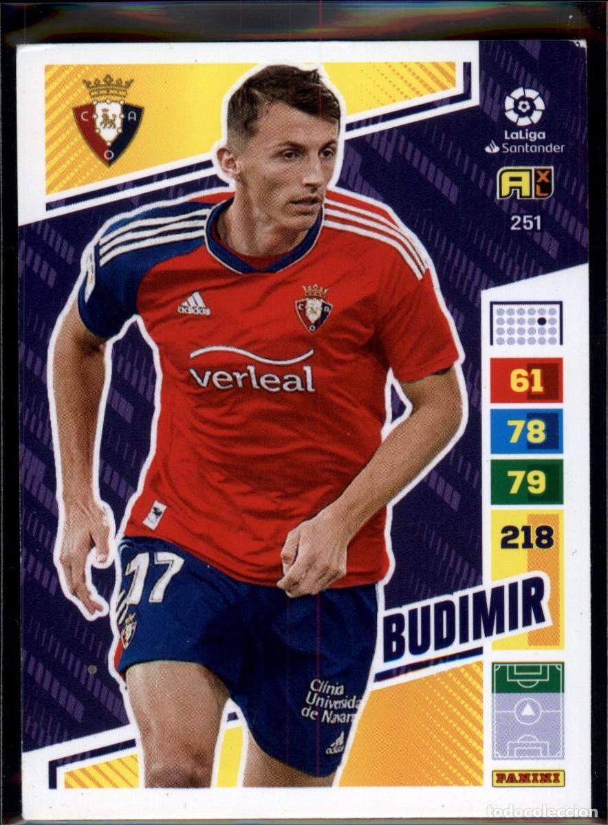 Cromos de Futebol: Budimir N&ordm; 251 CA Osasuna La Liga Santander Adrenalyn XL 2022 2023 Panini 22 23