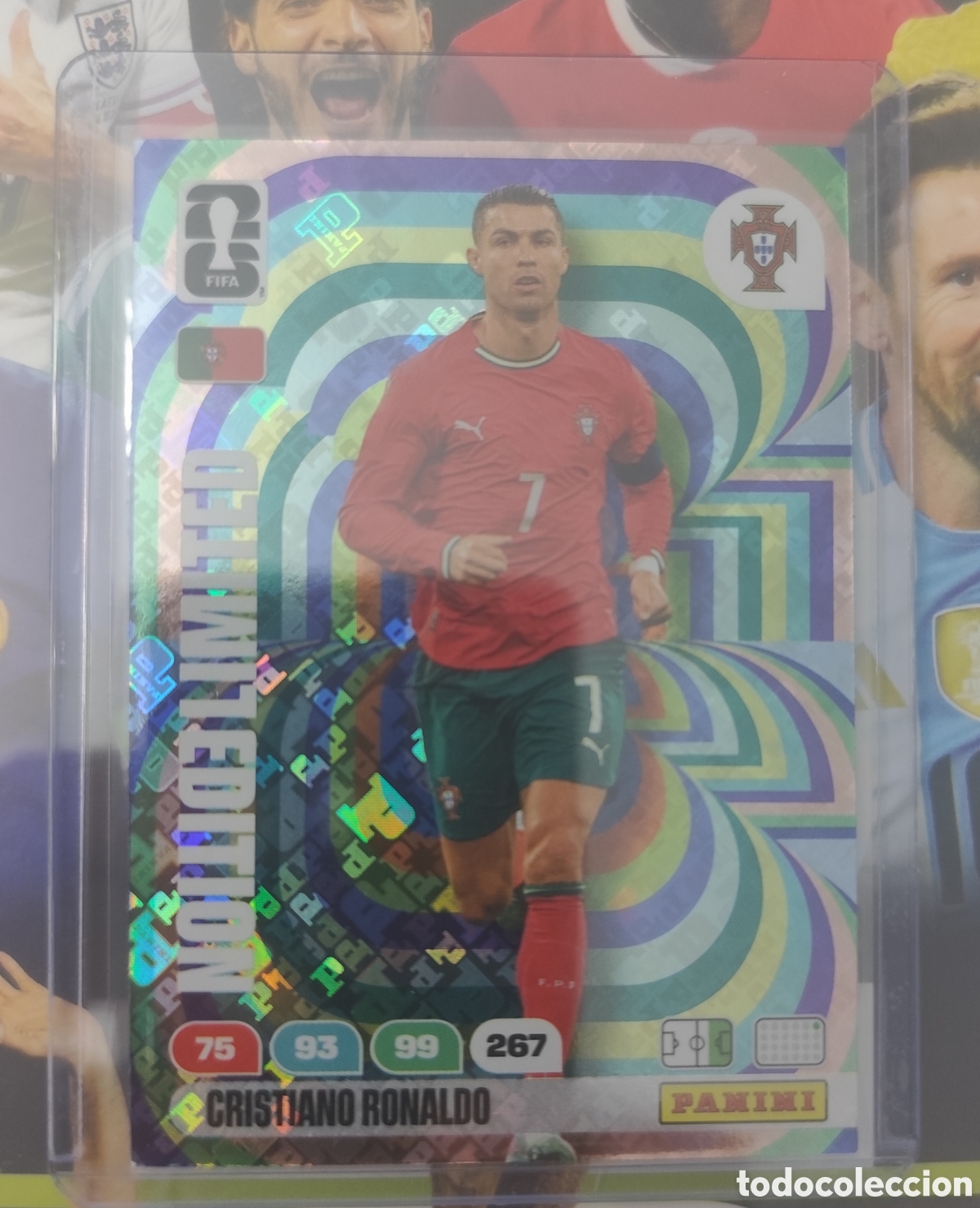 Cromos de f&uacute;tbol: WORLD CUP 2026 CRISTIANO RONALDO LIMITED EDITION EDICION LIMITADA