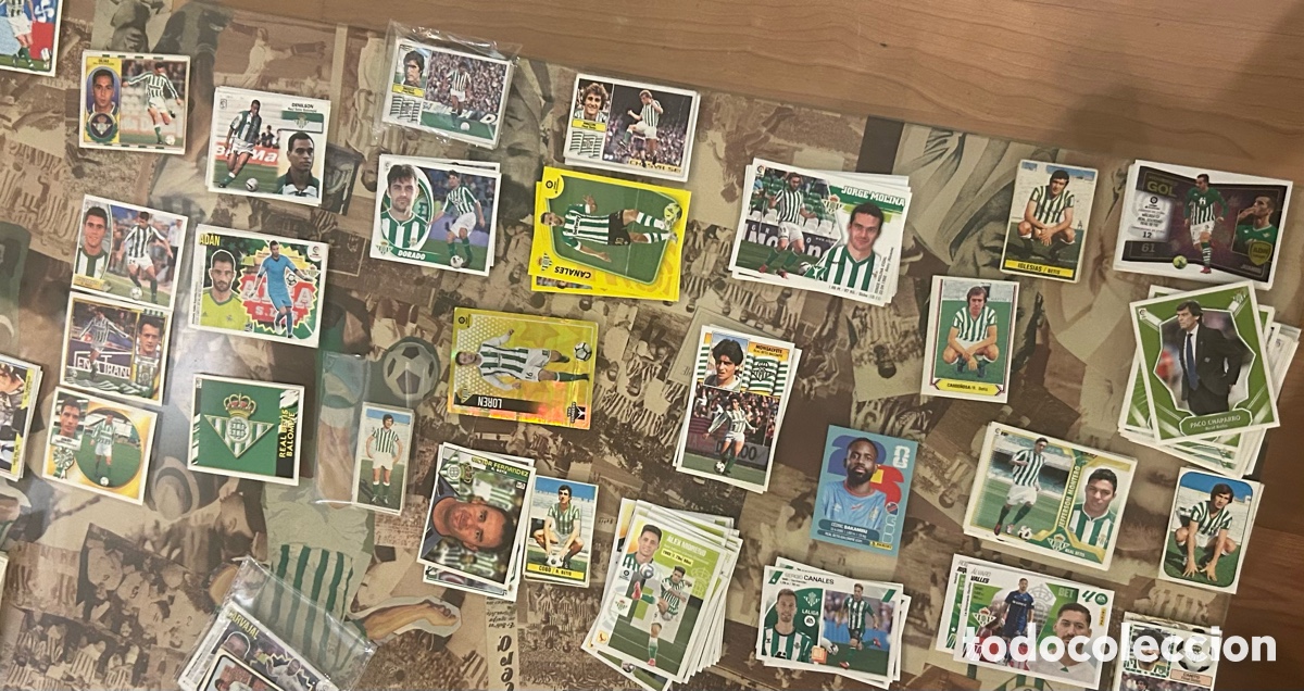 Cromos de f&uacute;tbol: Gran lote cromos del Betis