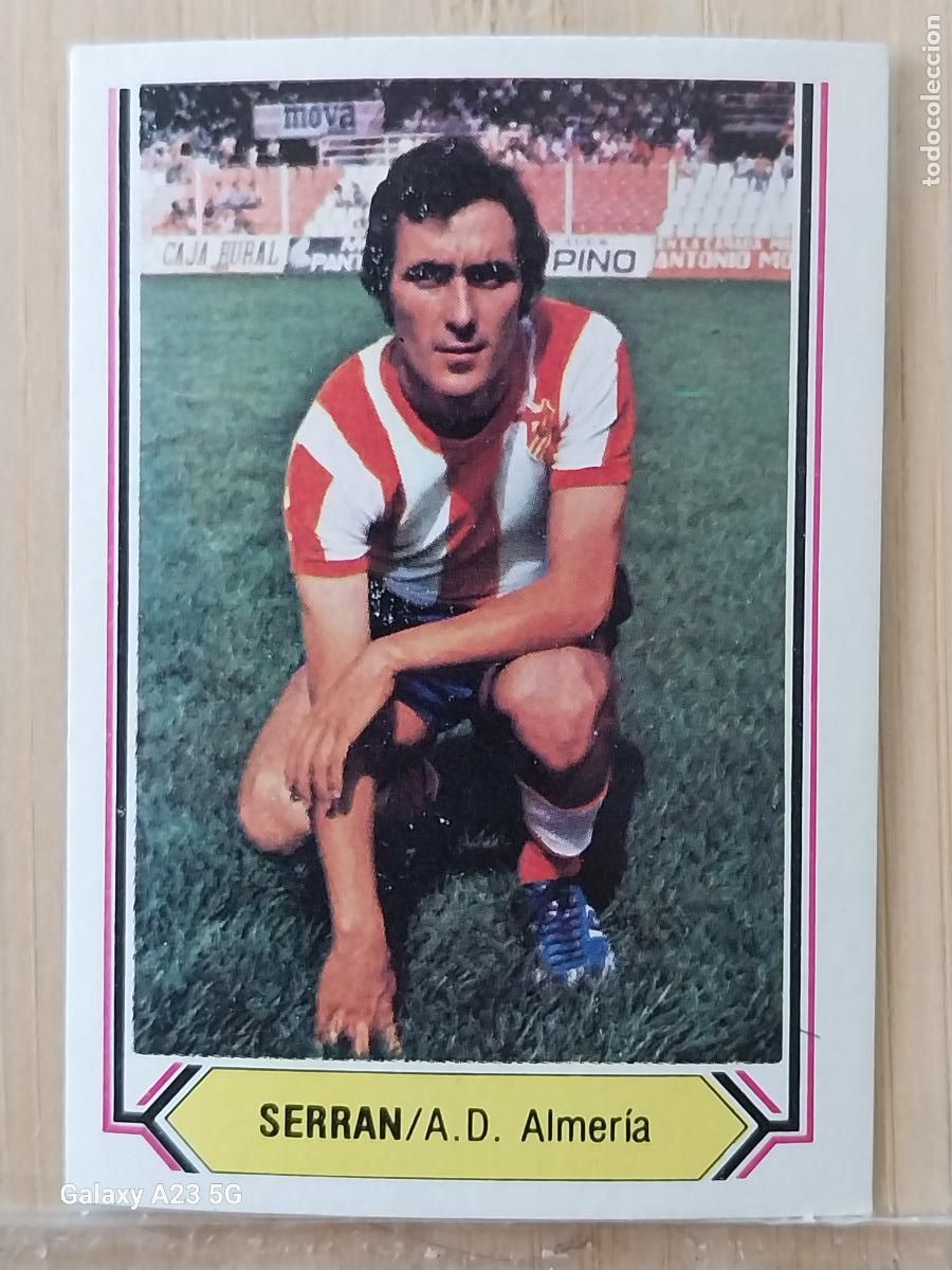 Cromos de f&uacute;tbol: SERRAN ALMERIA ED ESTE LIGA 1980 80 81 CROMO SIN PEGAR NUNCA ORIGINAL