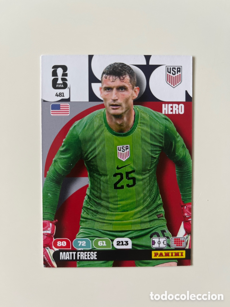 Cromos de f&uacute;tbol: Matt Freese 481 adrenalyn