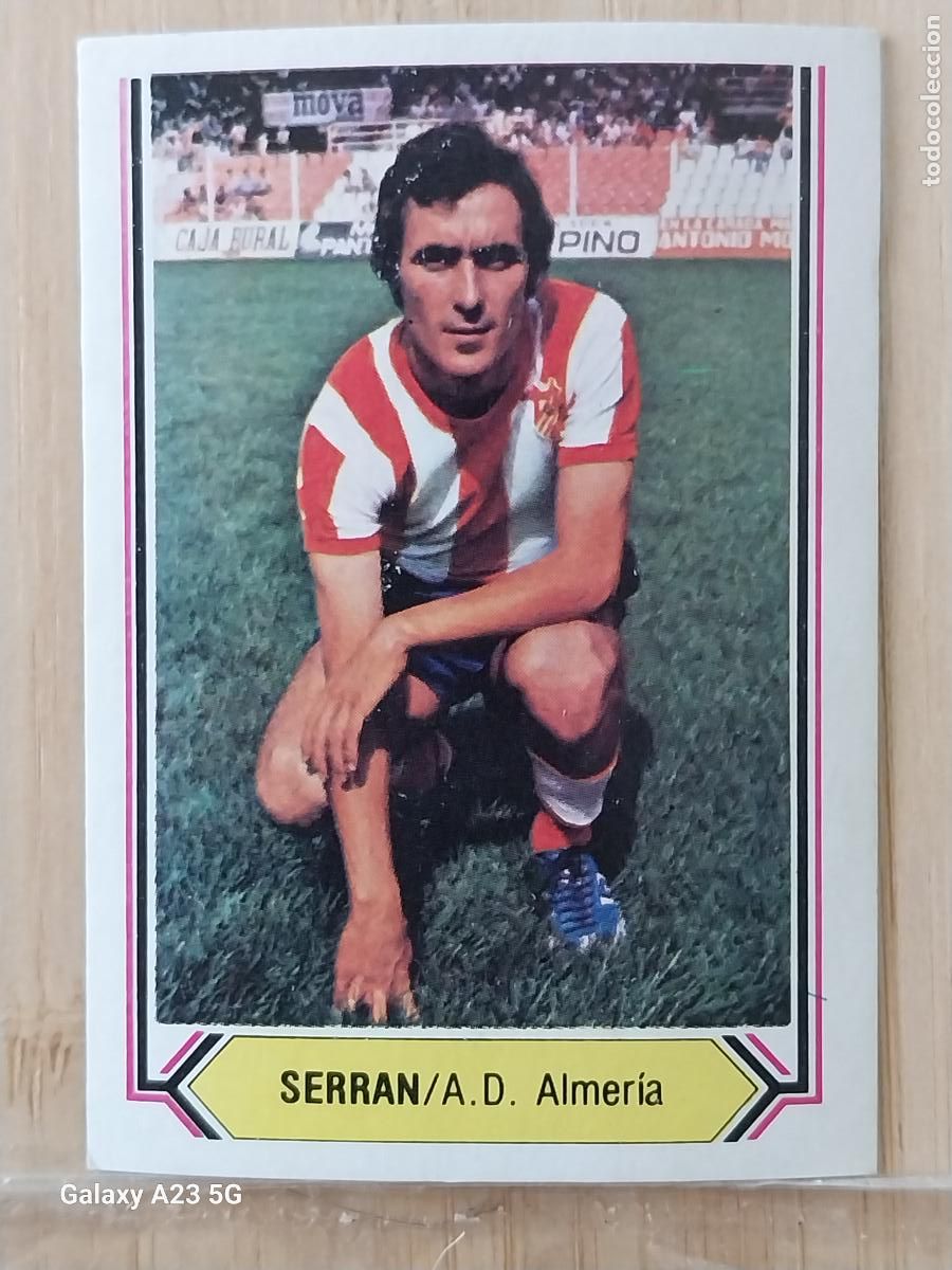 Cromos de f&uacute;tbol: SERRAN ALMERIA ED ESTE LIGA 1980 80 81 CROMO SIN PEGAR NUNCA ORIGINAL *