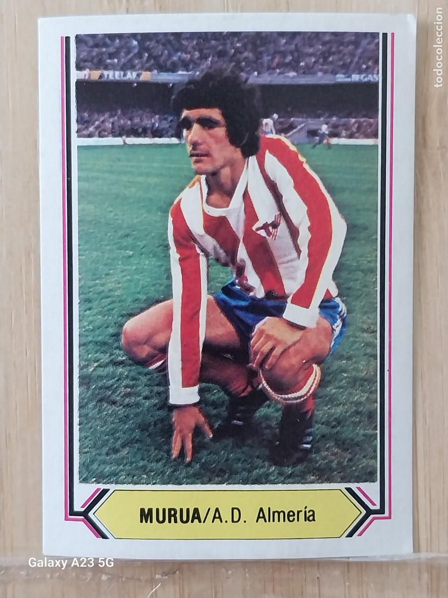 Cromos de f&uacute;tbol: MURUA ALMERIA ED ESTE LIGA 1980 80 81 CROMO SIN PEGAR NUNCA ORIGINAL *