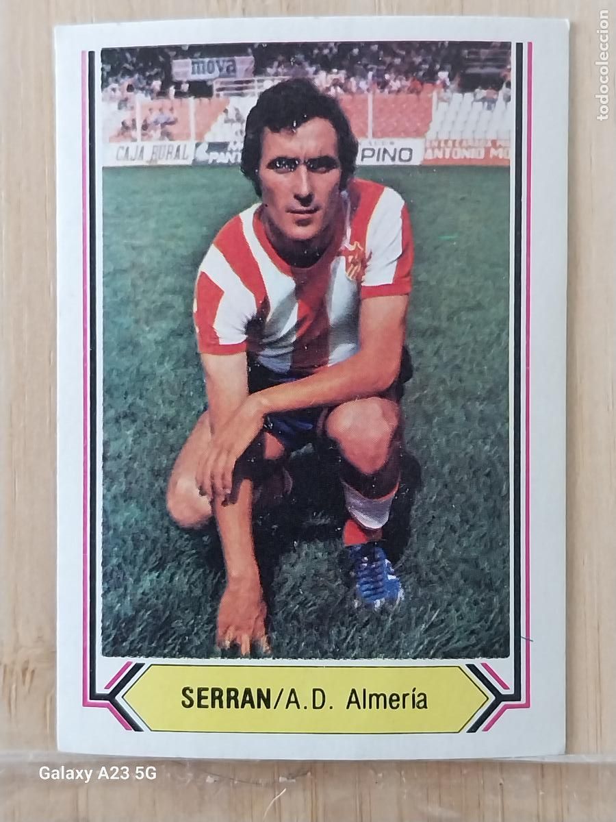 Cromos de f&uacute;tbol: SERRAN ALMERIA ED ESTE LIGA 1980 80 81 CROMO SIN PEGAR NUNCA ORIGINAL **