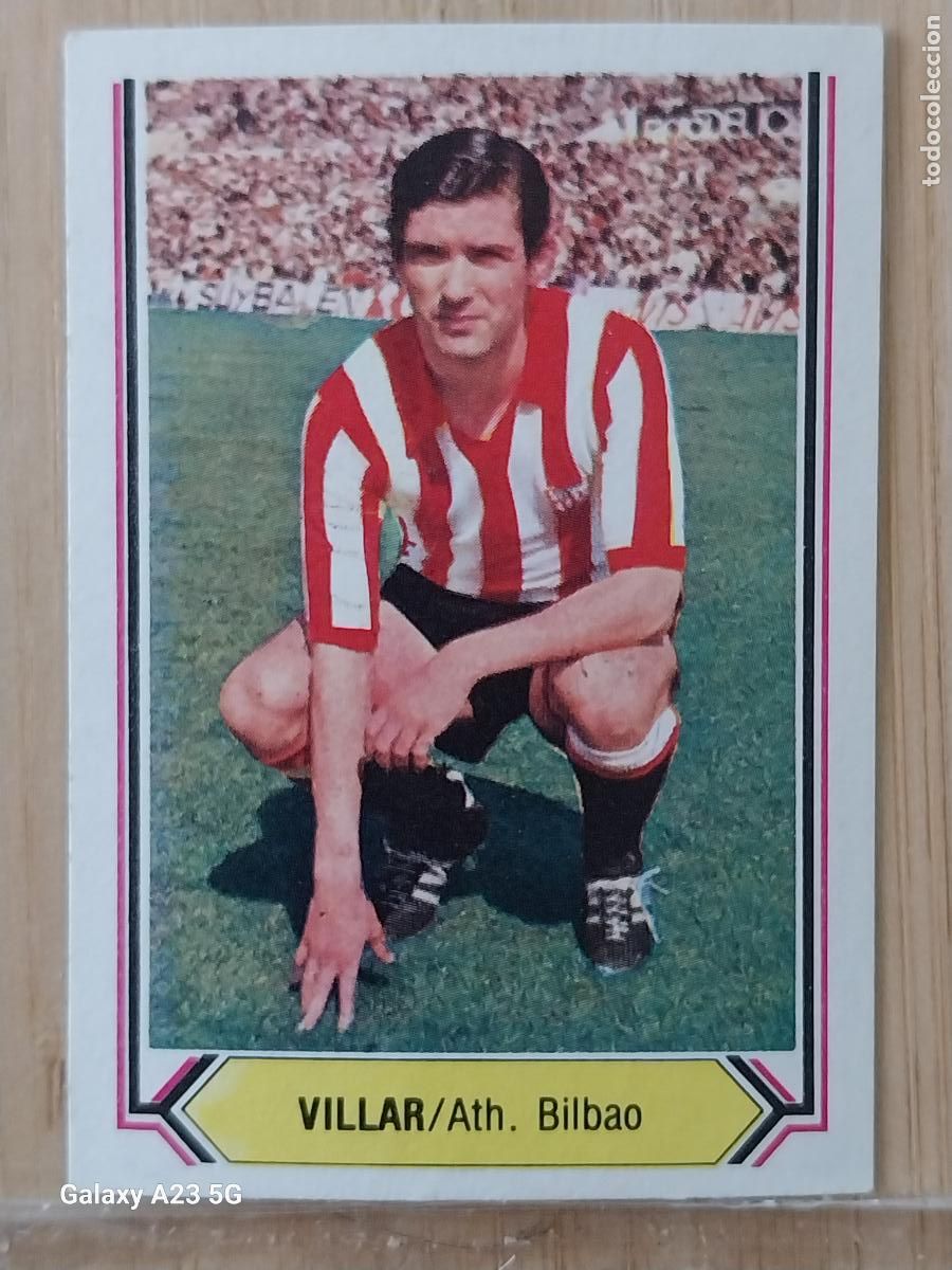 Cromos de f&uacute;tbol: VILLAR ATHLETIC BILBAO ED ESTE LIGA 1980 80 81 CROMO SIN PEGAR NUNCA ORIGINAL **