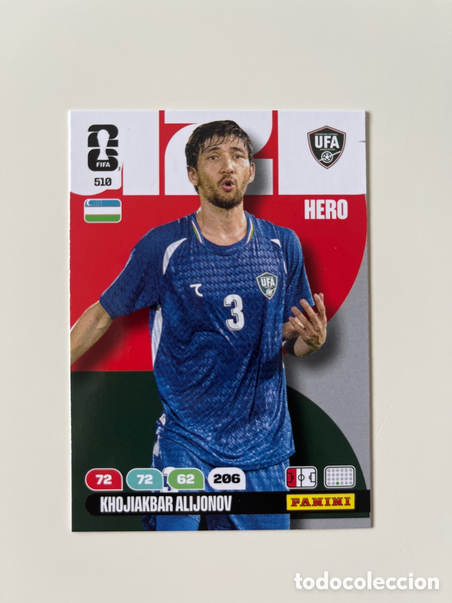 Cromos de f&uacute;tbol: Khojiakbar Alijonov 510 adrenalyn
