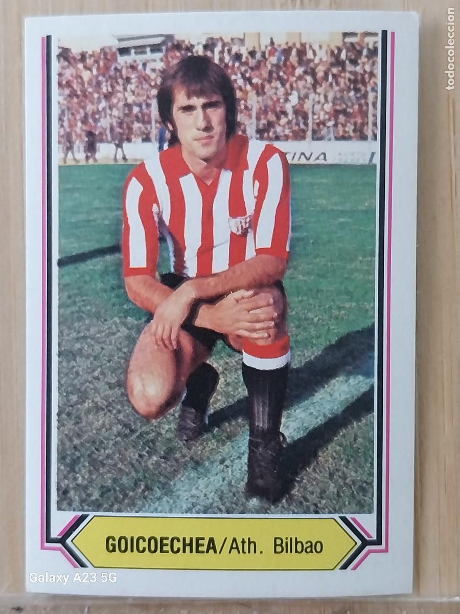 Cromos de f&uacute;tbol: GOICOECHEA ATHLETIC BILBAO ED ESTE LIGA 1980 80 81 CROMO SIN PEGAR NUNCA ORIGINAL **