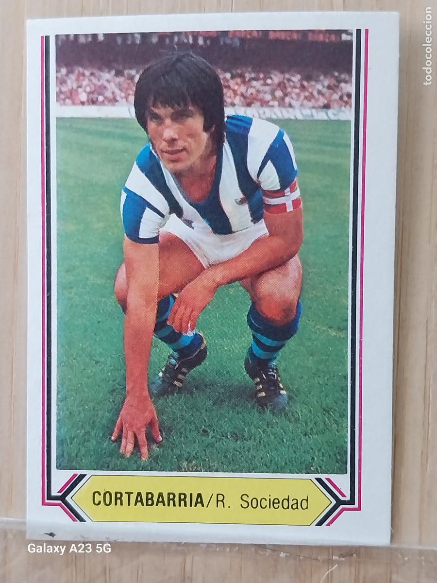 Cromos de f&uacute;tbol: CORTABARRIA REAL SOCIEDAD ED ESTE LIGA 1980 80 81 CROMO SIN PEGAR NUNCA ORIGINAL **