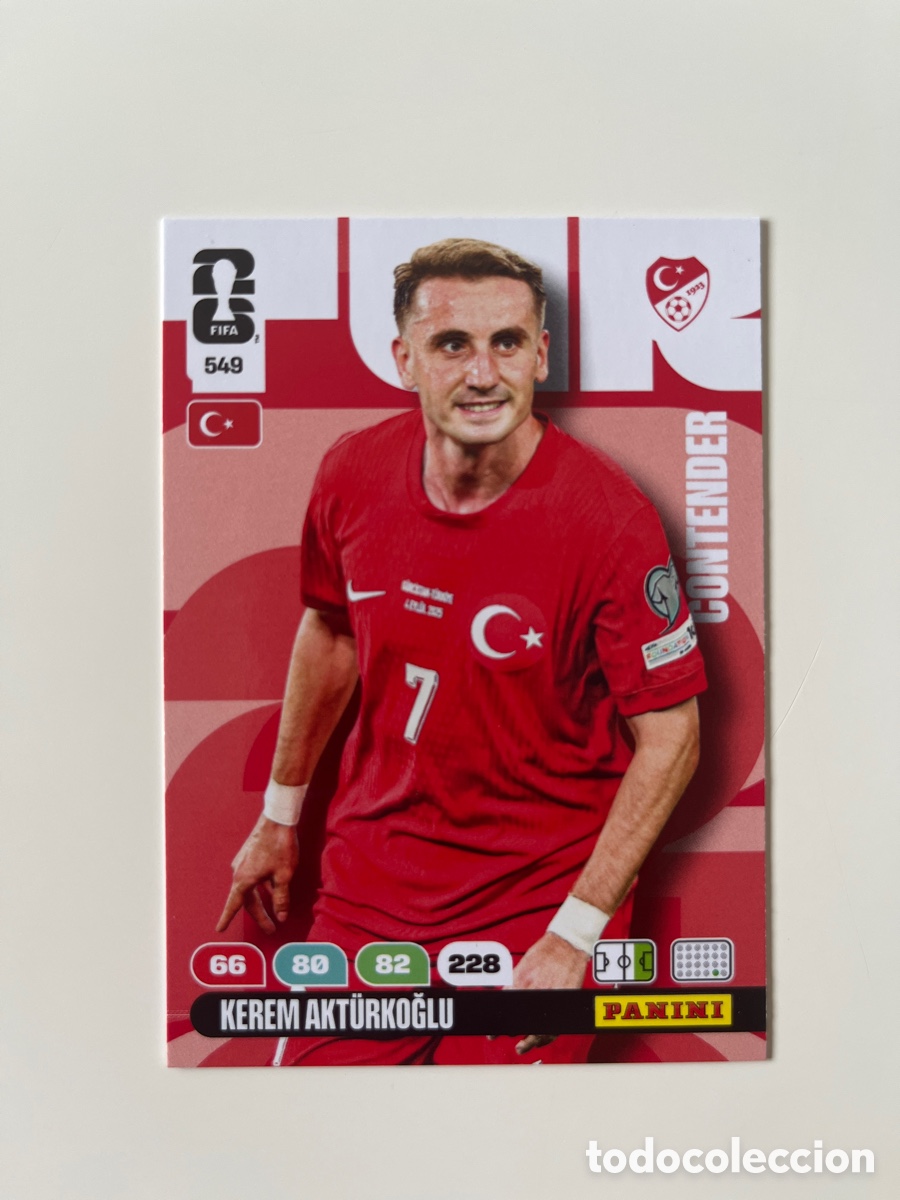 Cromos de f&uacute;tbol: Kerem Akturkoglu 549 adrenalyn