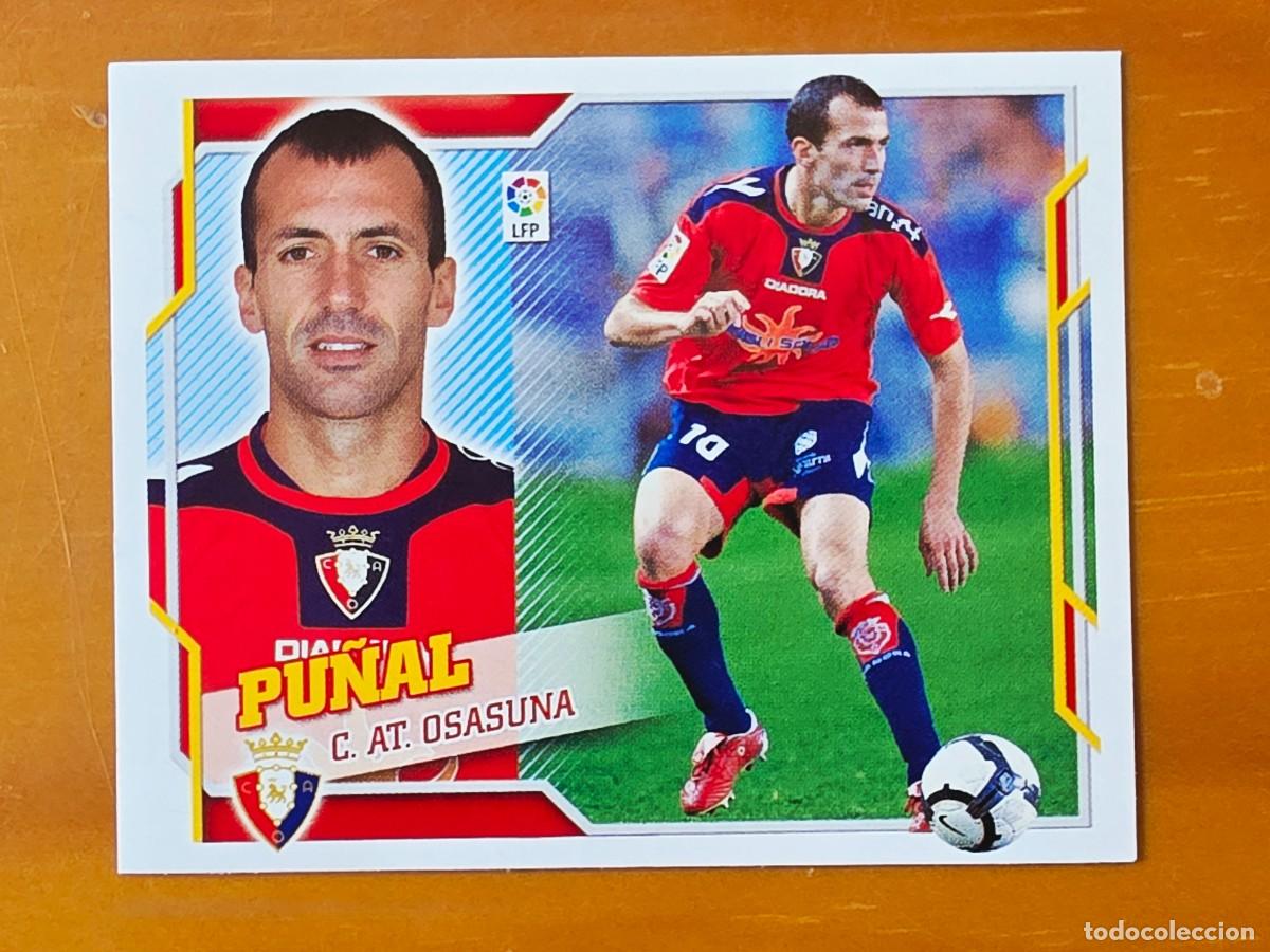 Cromos de f&uacute;tbol: 10 Patxi Pu&ntilde;al, CA Osasuna, Panini Ediciones Liga Este 2010 2011 10 11