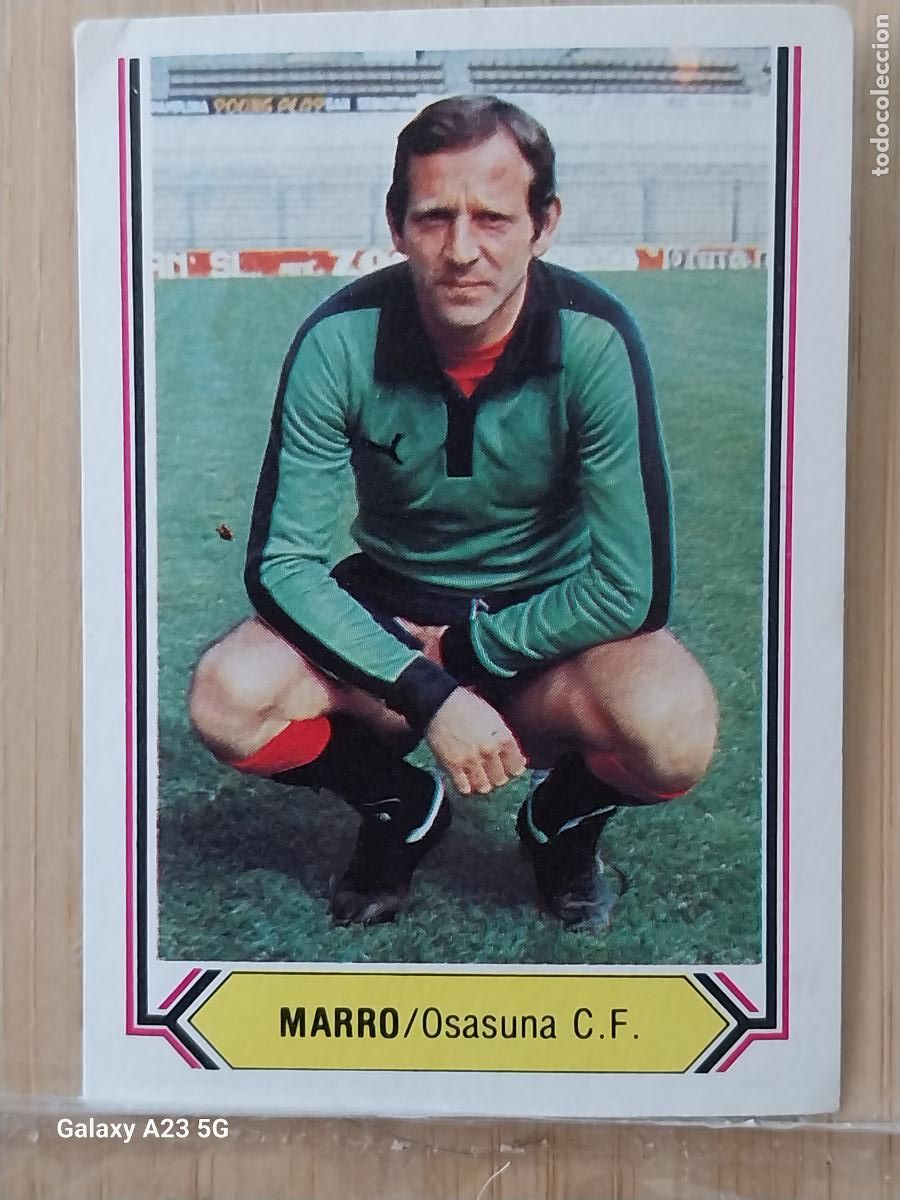 Cromos de f&uacute;tbol: MARRO OSASUNA ED ESTE LIGA 1980 80 81 CROMO SIN PEGAR NUNCA ORIGINAL **