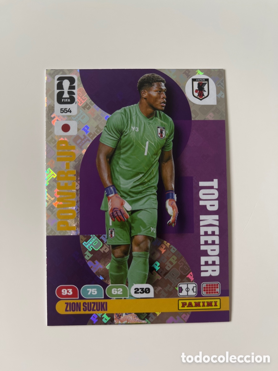 Cromos de f&uacute;tbol: Zion Suzuki 554 top keeper adrenalyn