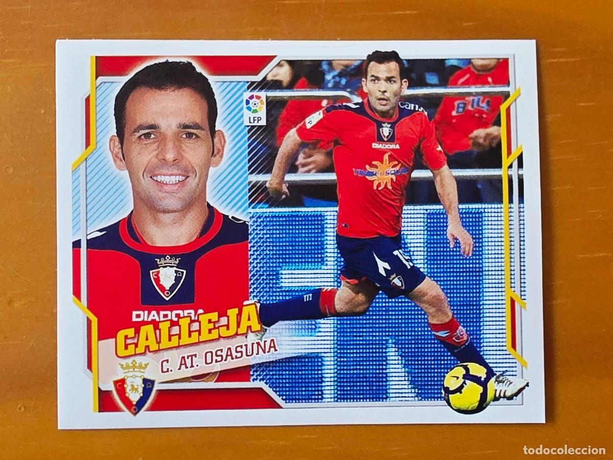 Cromos de f&uacute;tbol: 11 B Javi Calleja, CA Osasuna, Panini Ediciones Liga Este 2010 2011 10 11