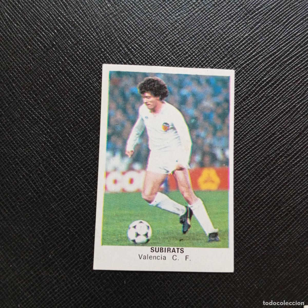 Cromos de f&uacute;tbol: SUBIRATS VALENCIA CANO 1983 1984 CROMO FUTBOL 83 84 LIGA - DESPEGADO - A25 PG14