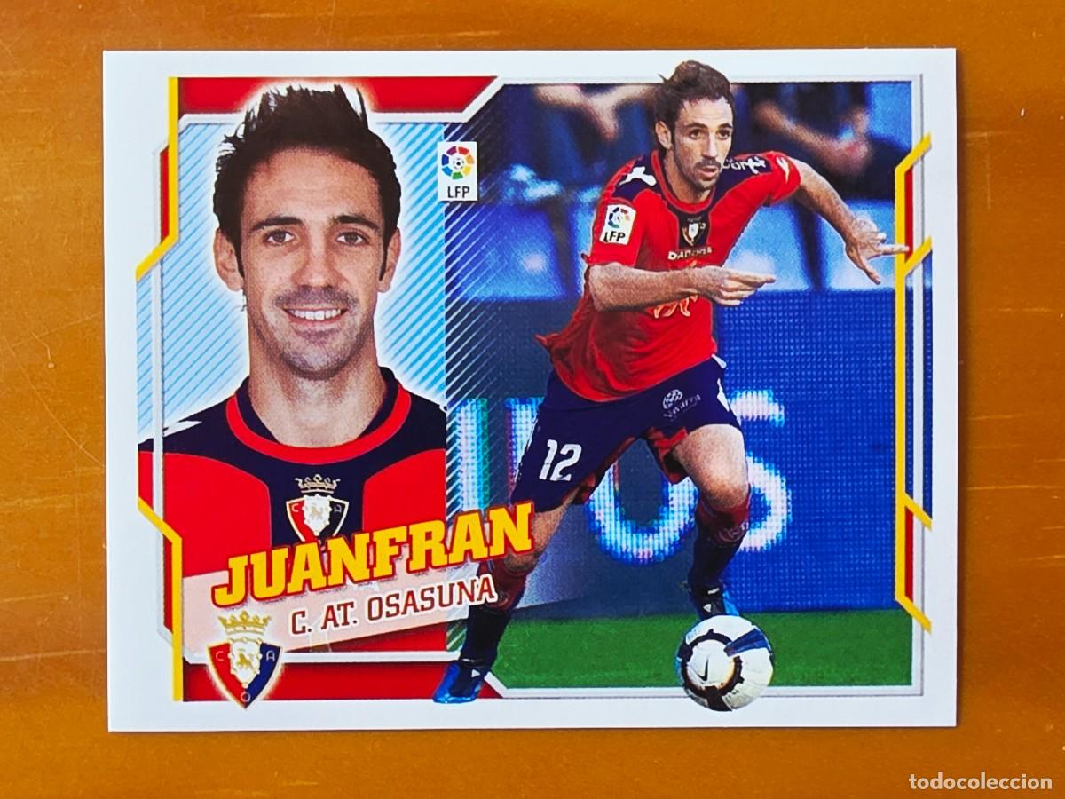 Cromos de f&uacute;tbol: 13 Juanfran, CA Osasuna, Panini Ediciones Liga Este 2010 2011 10 11