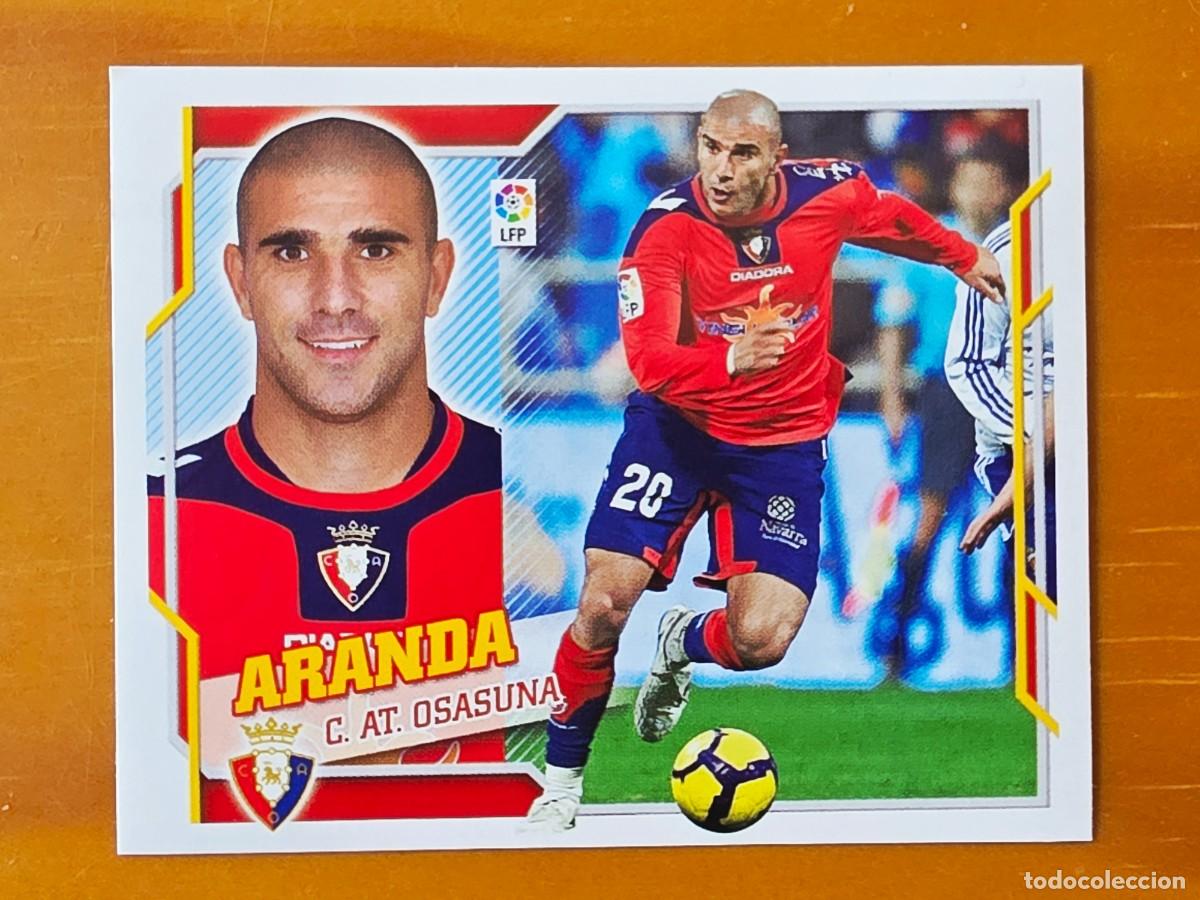 Football Stickers: 16 Aranda, CA Osasuna, Panini Ediciones Liga Este 2010 2011 10 11