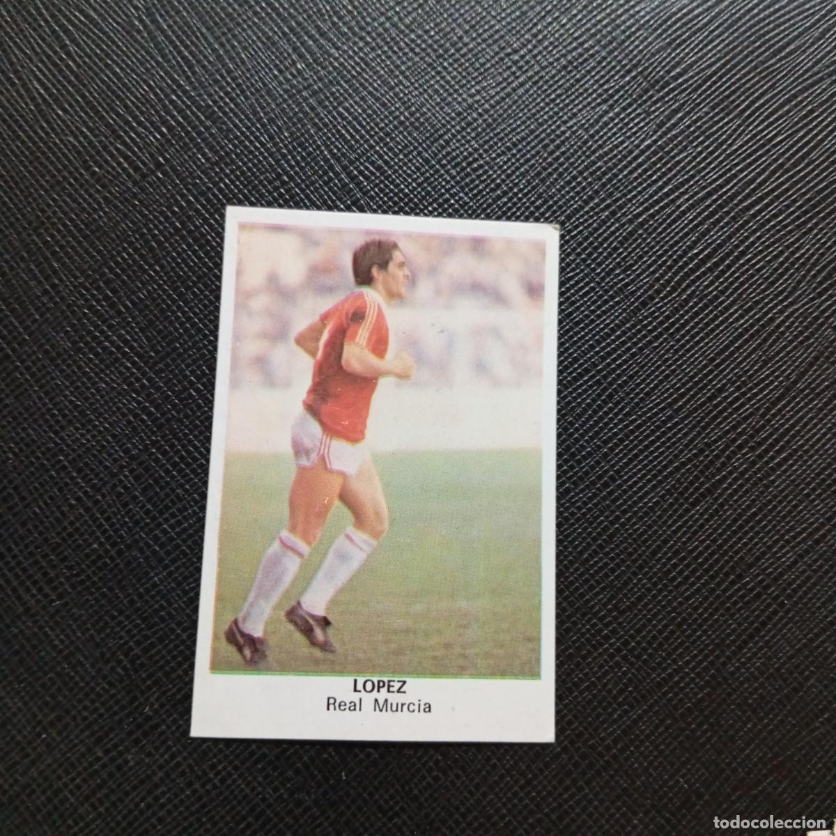 Cromos de f&uacute;tbol: LOPEZ MURCIA CANO 1983 1984 CROMO FUTBOL 83 84 LIGA - DESPEGADO - A25 PG15