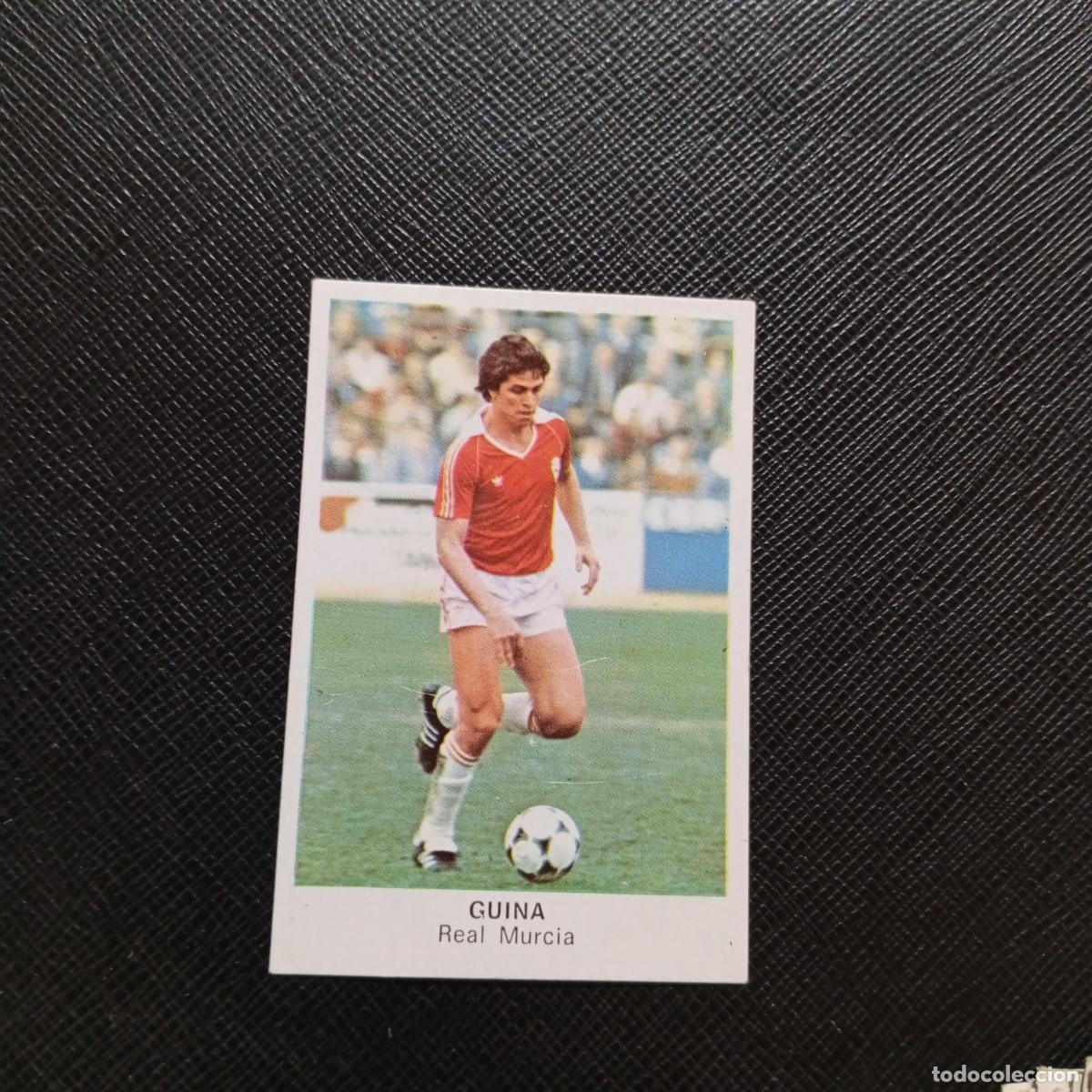 Cartes &agrave; collectionner de Football: GUINA MURCIA CANO 1983 1984 CROMO FUTBOL 83 84 LIGA - DESPEGADO - A25 PG15