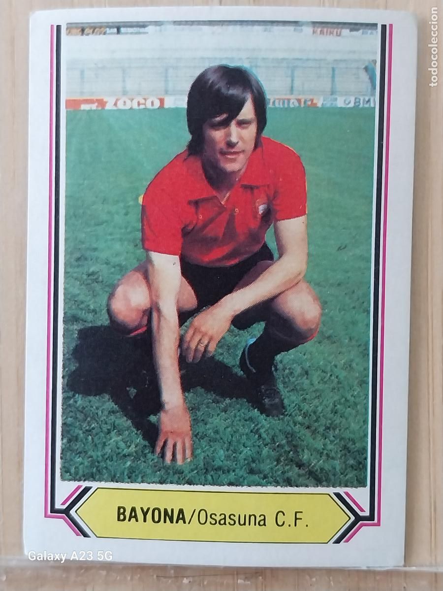 Cartes &agrave; collectionner de Football: BAYONA OSASUNA ED ESTE LIGA 1980 80 81 CROMO SIN PEGAR NUNCA ORIGINAL