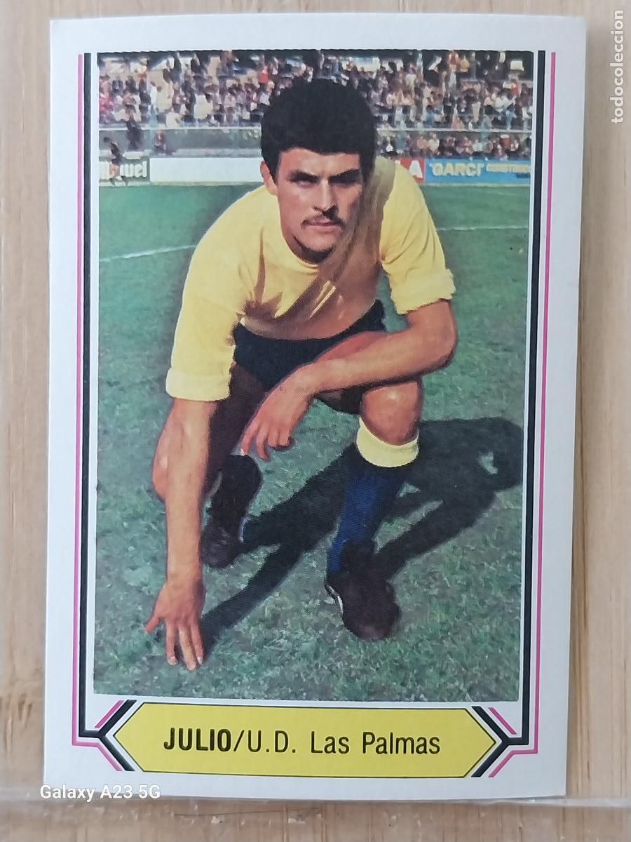 Cromos de f&uacute;tbol: JULIO LAS PALMAS ED ESTE LIGA 1980 80 81 CROMO SIN PEGAR NUNCA ORIGINAL