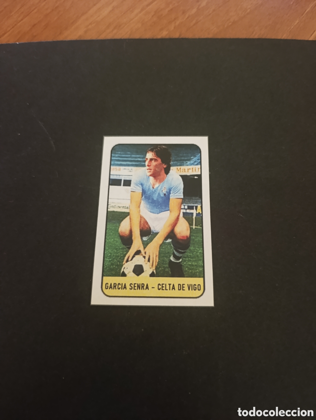 Cromos de f&uacute;tbol: Cromo Garc&iacute;a Senra Celta de Vigo Liga Este 78 79, ampliaci&oacute;n de la colecci&oacute;n.