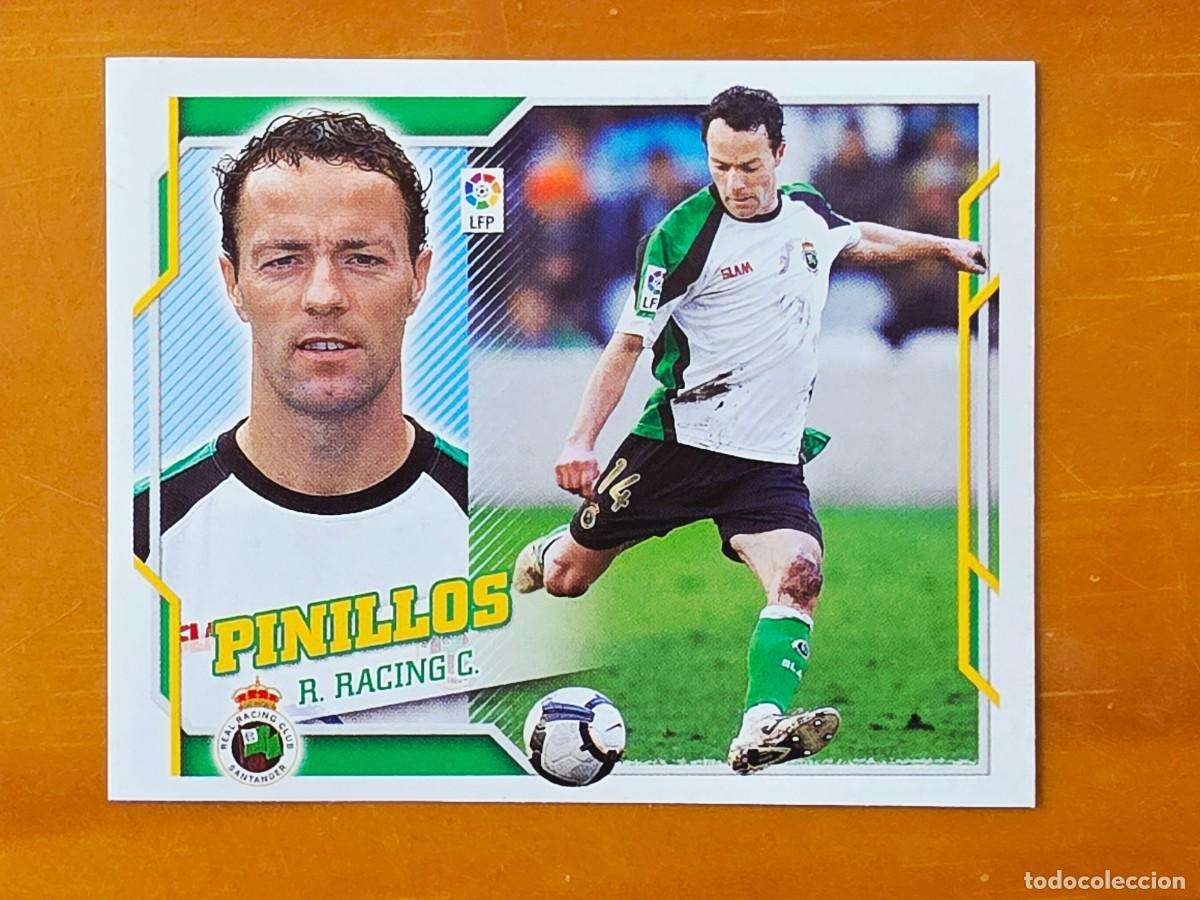 Cromos de f&uacute;tbol: 3 Pinillos, Racing de Santander, Panini Ediciones Liga Este 2010 2011 10 11