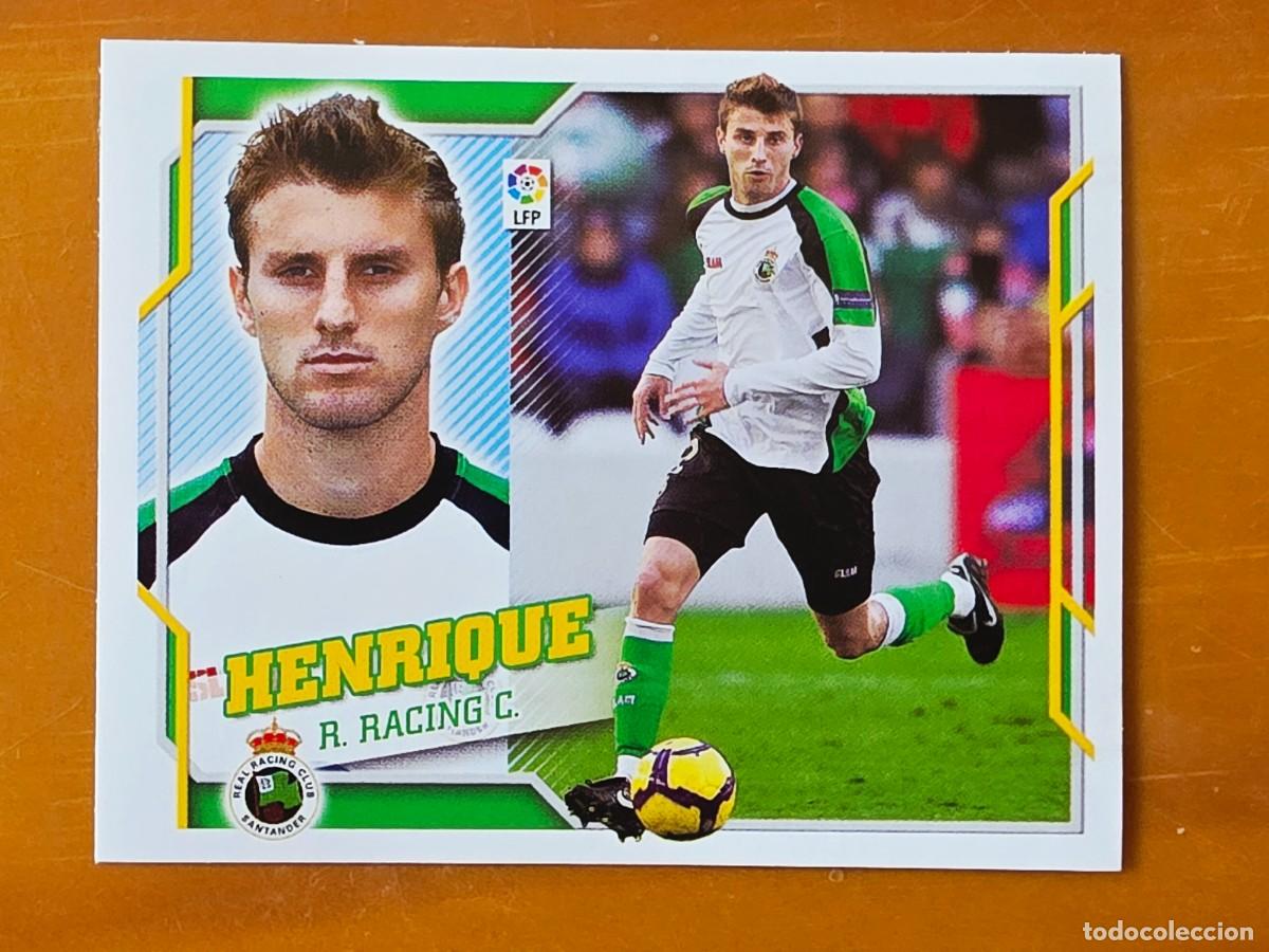 Cromos de f&uacute;tbol: 4 A Henrique, Racing de Santander, Panini Ediciones Liga Este 2010 2011 10 11