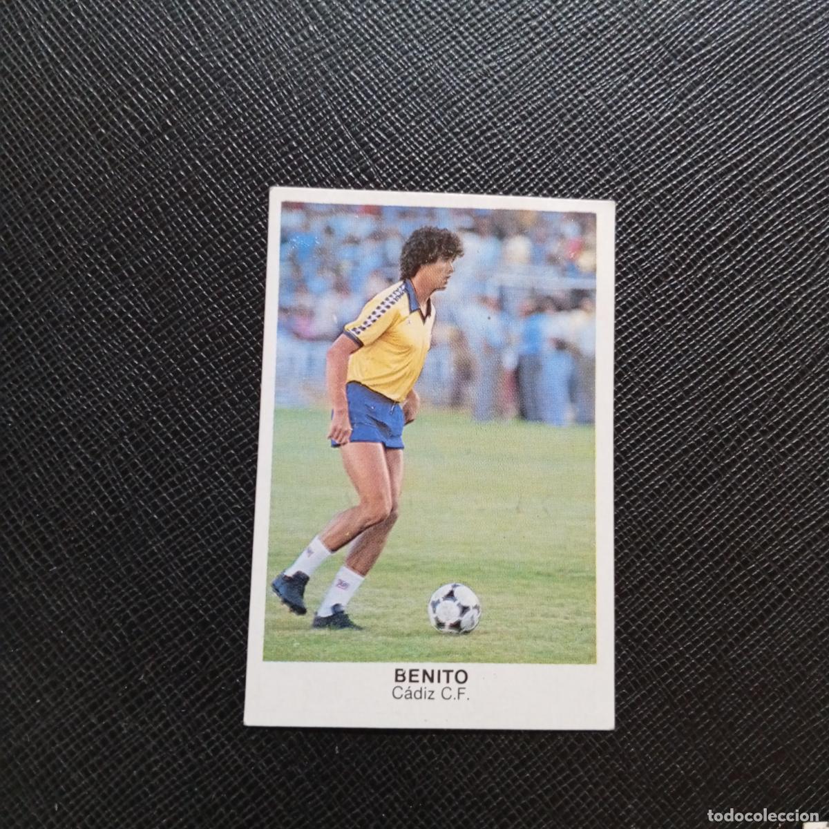 Cromos de f&uacute;tbol: BENITO CADIZ CANO 1983 1984 CROMO FUTBOL 83 84 LIGA - DESPEGADO - A25 PG18